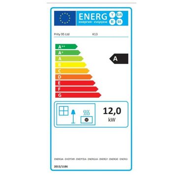Prity Kaminofen Kaminofen, Holzofen Prity, Modell K13, Leistung 12kW, 12,00 kW