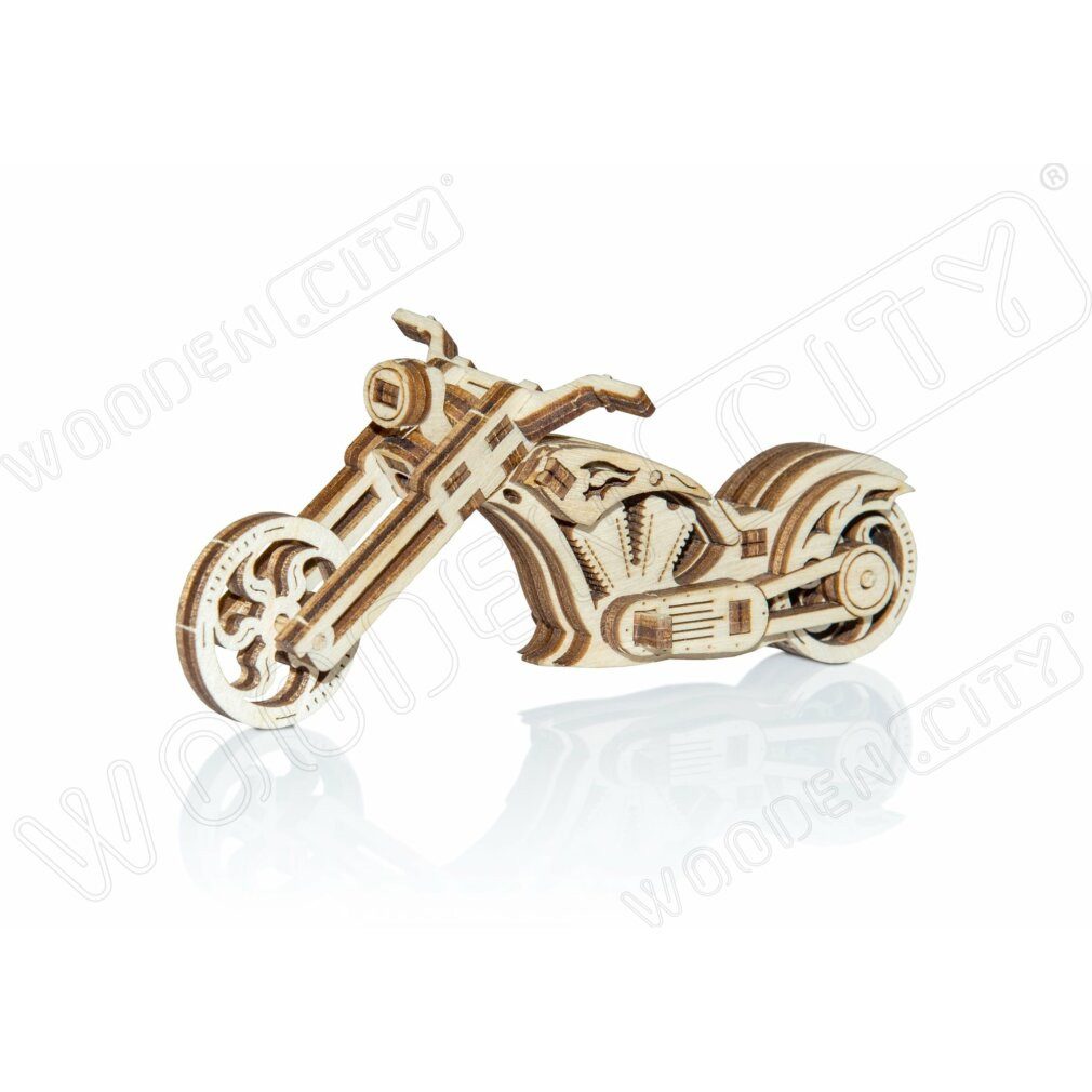 Wooden City 3D-Puzzle Holz 3D Puzzle Häcksler 10 cm, Puzzleteile