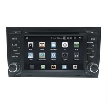TAFFIO Für Audi A4 S4 RS4 Seat Exeo 7" Touch Android Autoradio GPS CarPlay Einbau-Navigationsgerät