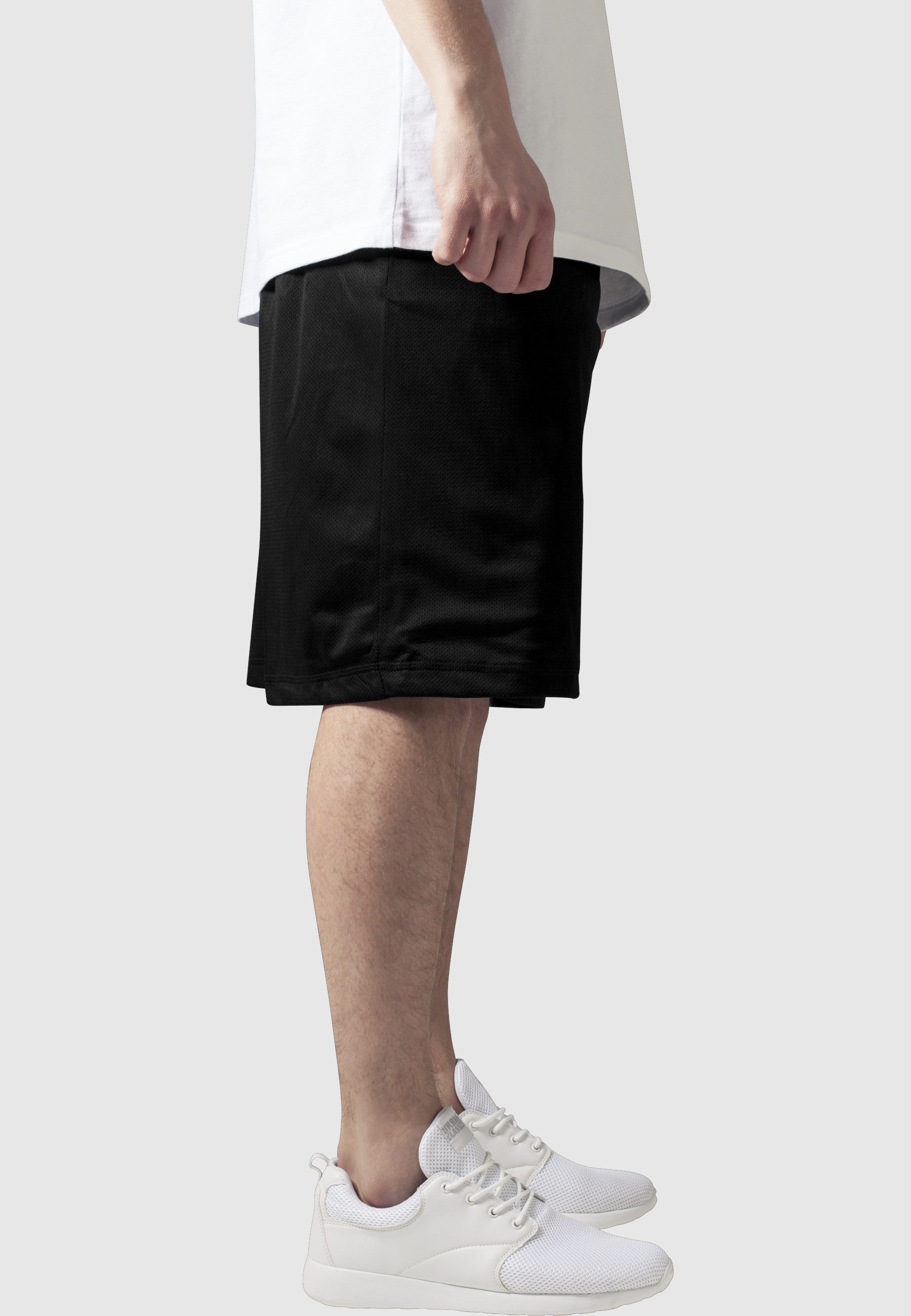 URBAN CLASSICS Stoffhose Urban Classics Herren Bball Mesh Shorts (1-tlg)