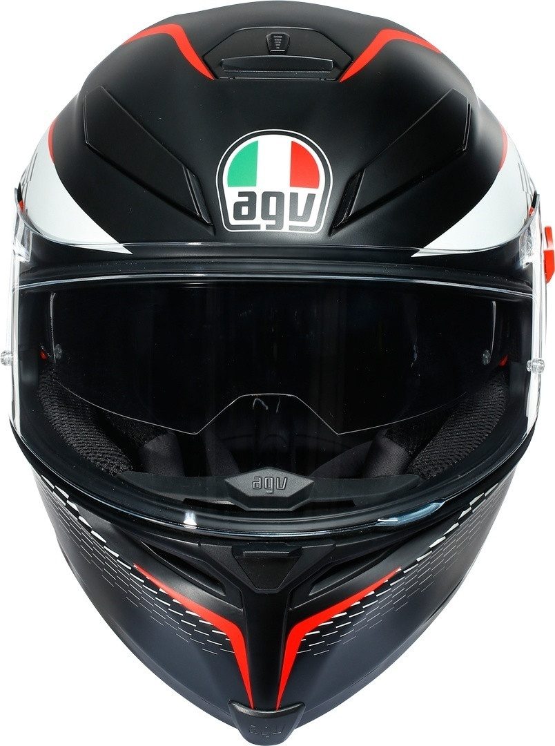 AGV Motorradhelm K-5 S Helm, vorbereitet für Kommunikationssystem,integriertes Sonnenvisier