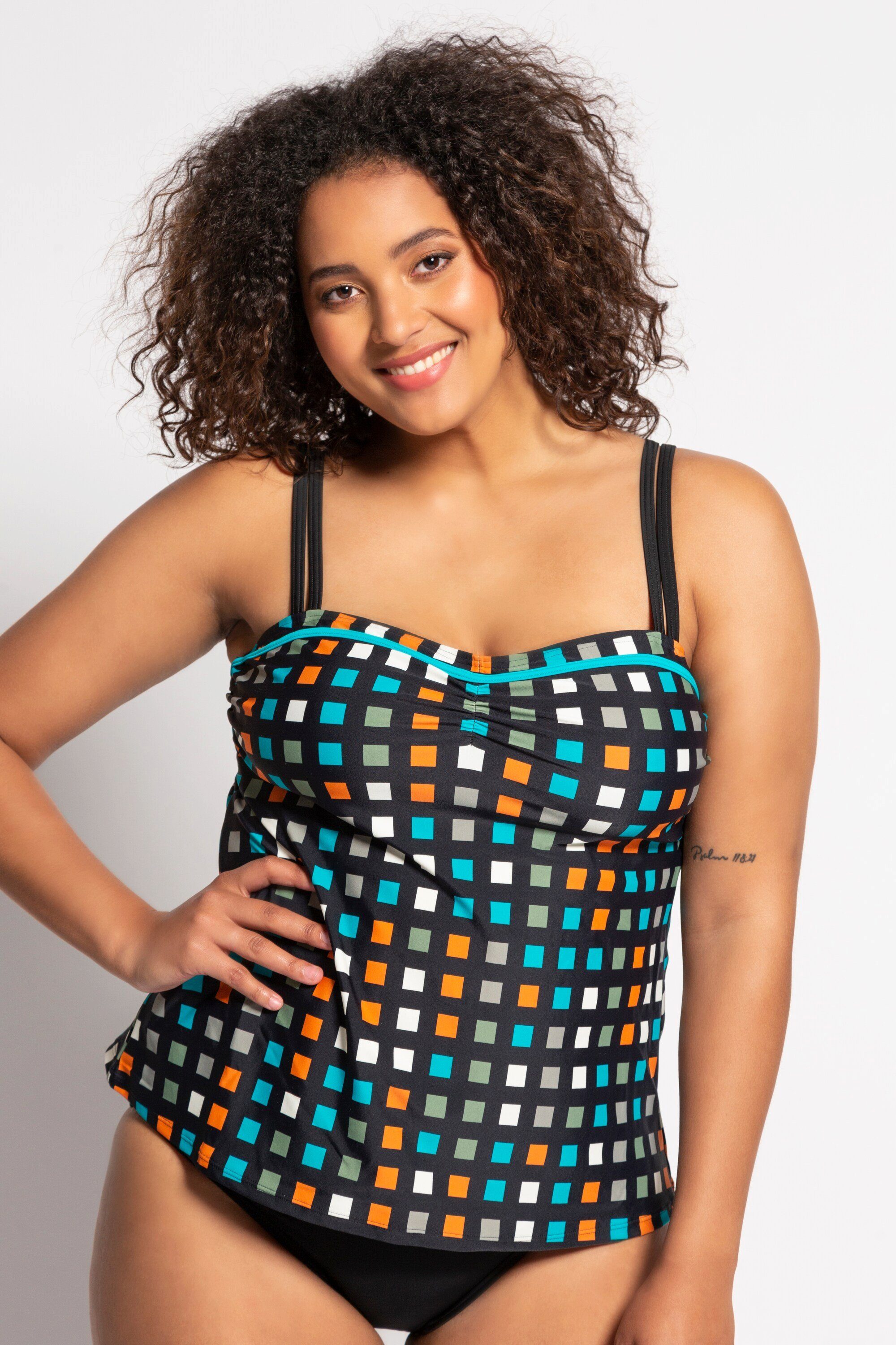 Tankini Ulla Popken Sabrina - Ensemble Femme Color Block, Grande Taille - 13