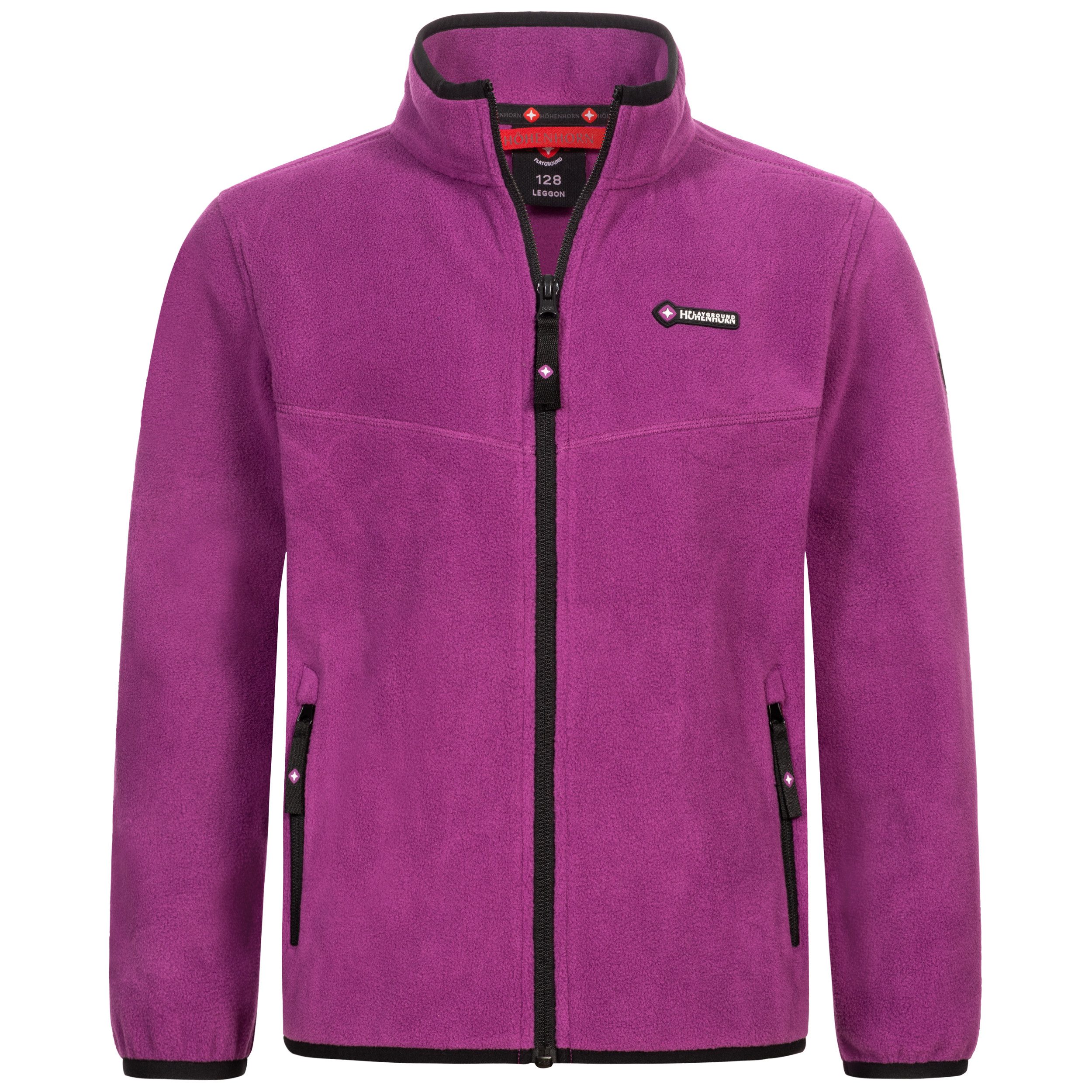 Höhenhorn Fleecejacke Leggon Kinder Fleece Jacke Jungen Mädchen Full Zip Outdoor Freizeit weicher Microfleece