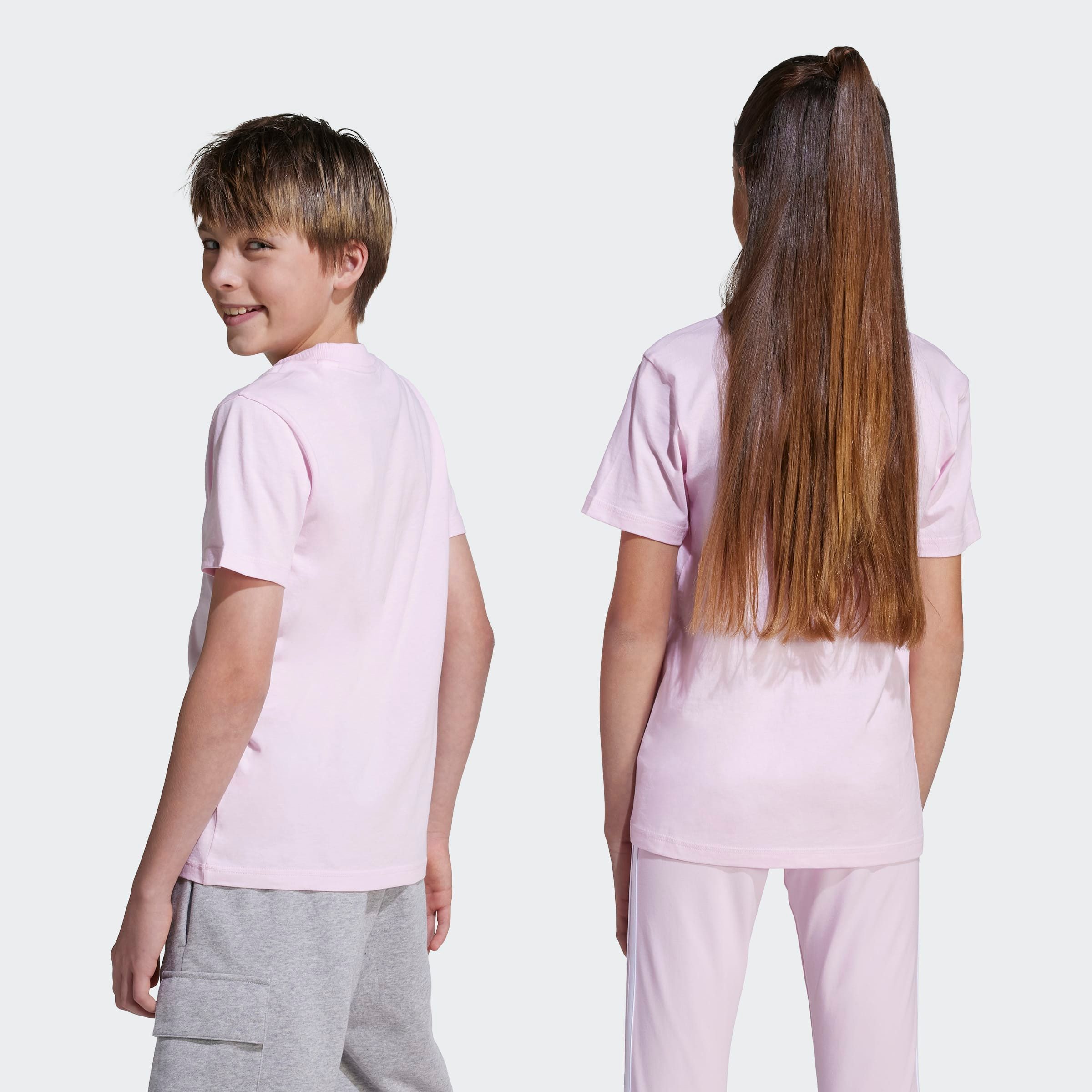 adidas Sportswear T-Shirt J SL TEE 160 für Kinder, mit Rundhalsausschnitt, ohne Verschluss, pflegeleicht