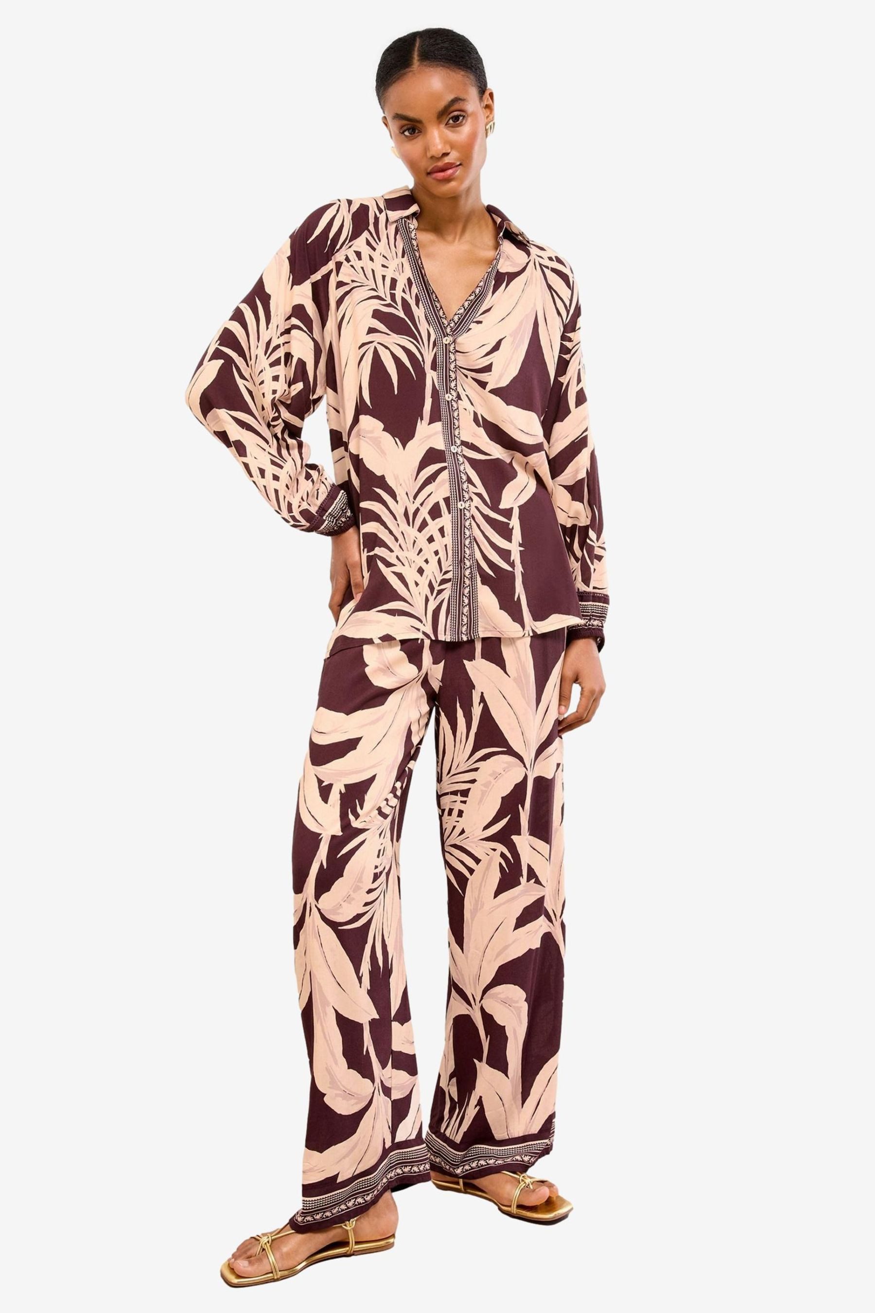 Hemdbluse Lipsy Lockeres Strandhemd Überwurf