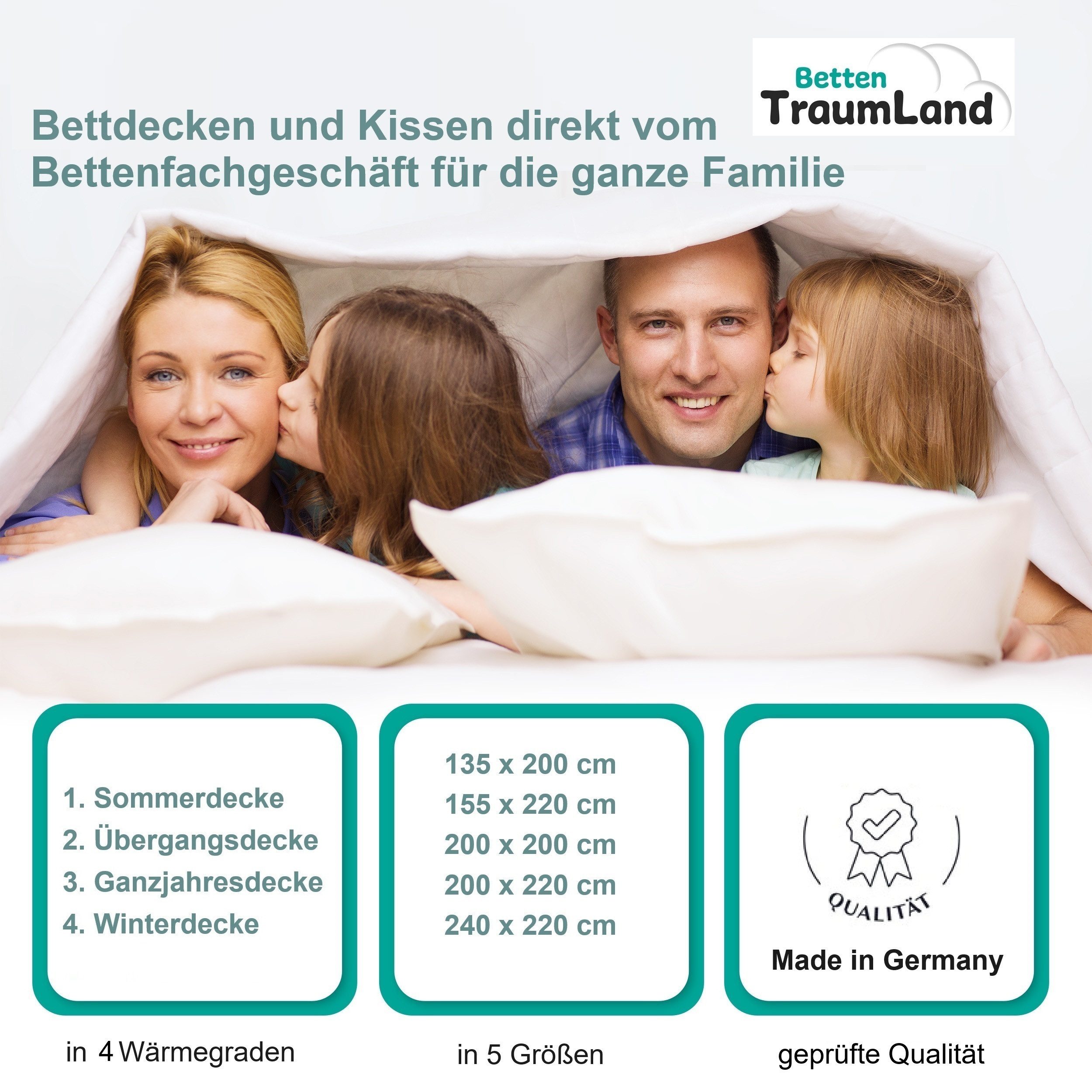 Betten Traumland Daunenbettdecke Ganzjahresdecke recycelte Daunenfüllung, Füllung: recycelte Daunenfüllung, recycelte Daunenfüllung
