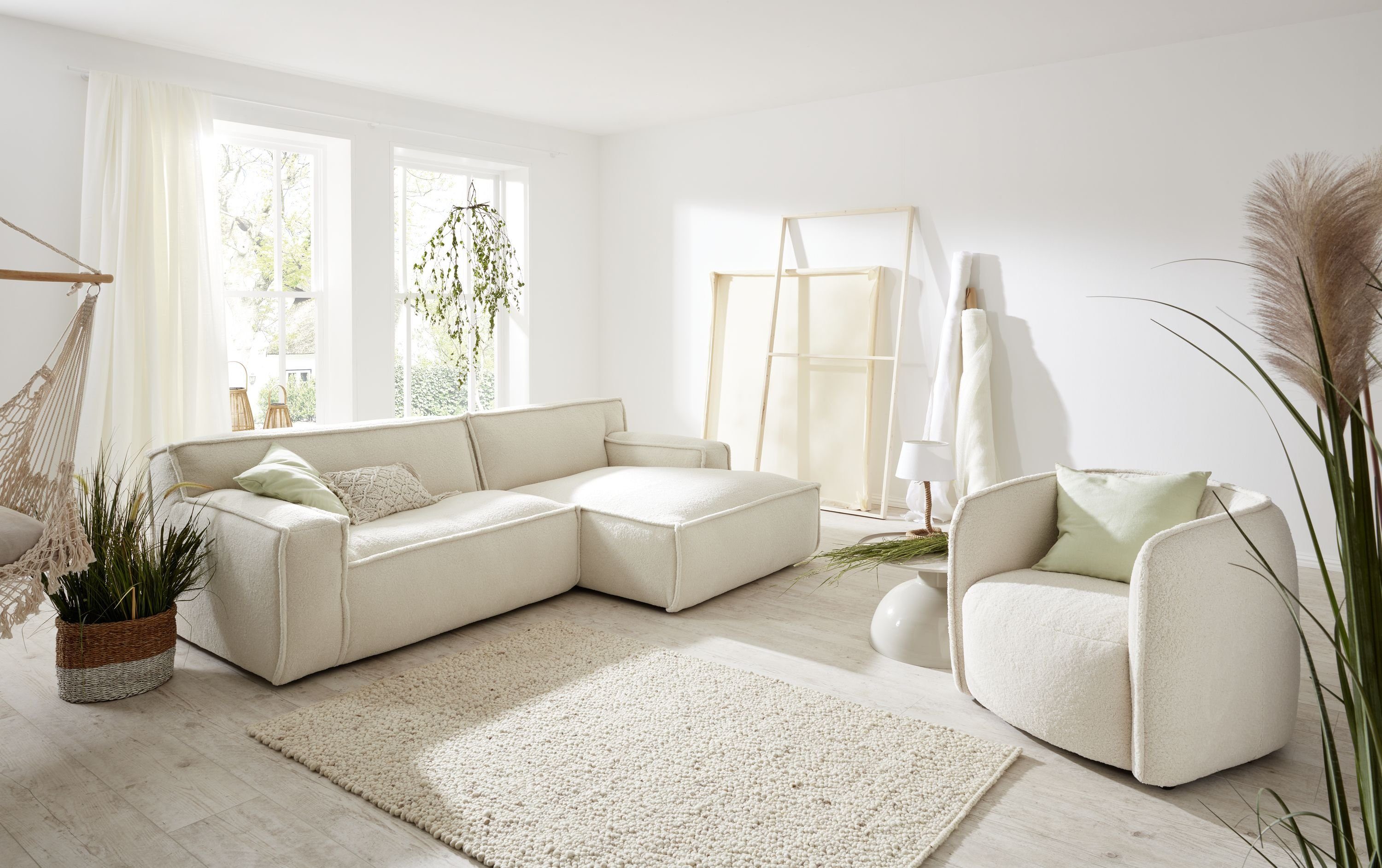 SANSIBAR Living Loungesessel Longchair, 125x79x160 Longchair BHT (BHT RANTUM 125x79x160 cm) cm SANSIBAR