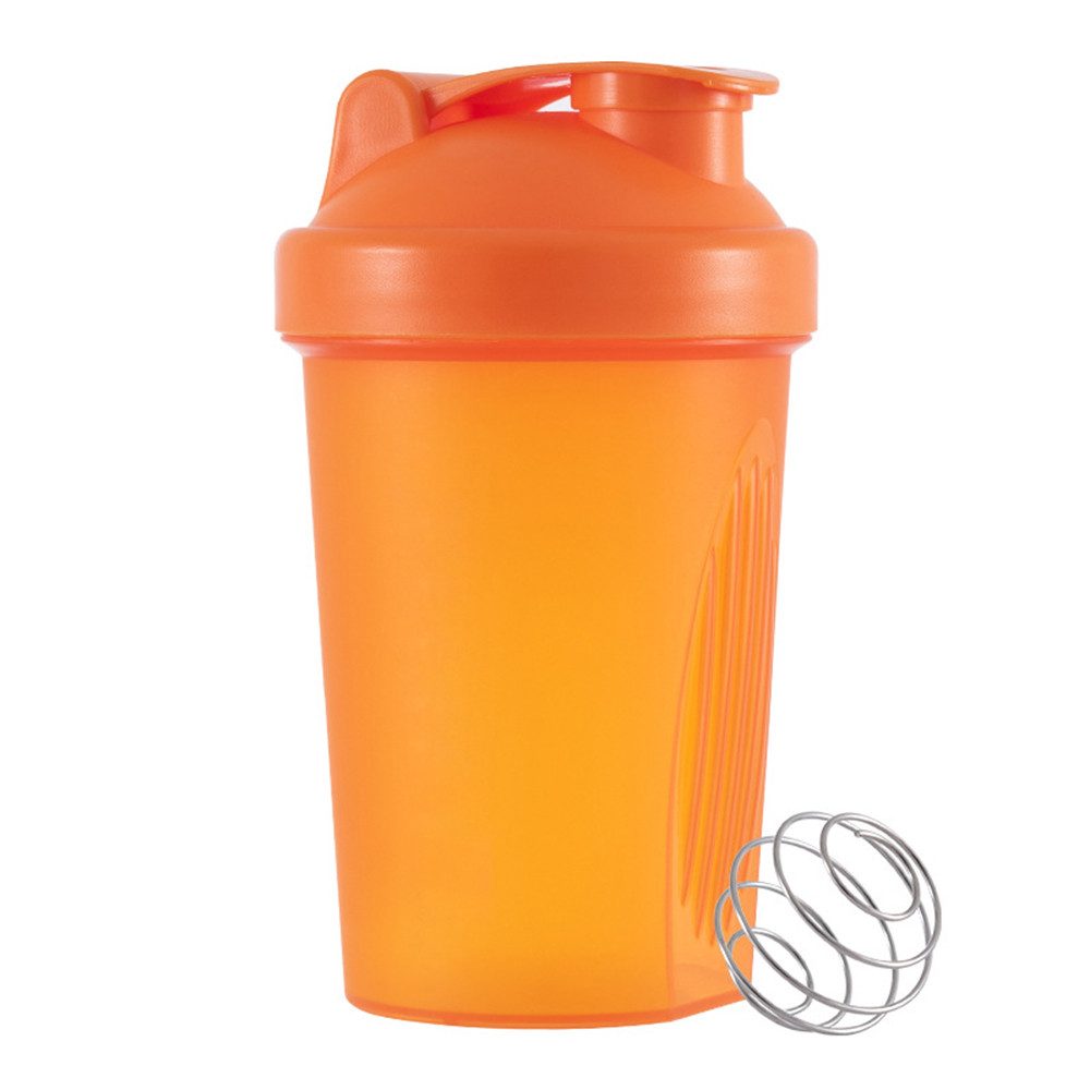 Protein Shaker Flasche 400 ml Auslaufsicher mit Edelstahl Sieb & Skala, BPA-frei