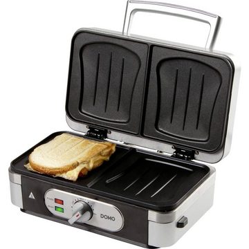 Domo Sandwichmaker Sandwichtoaster 3-in-1, Grillfunktion