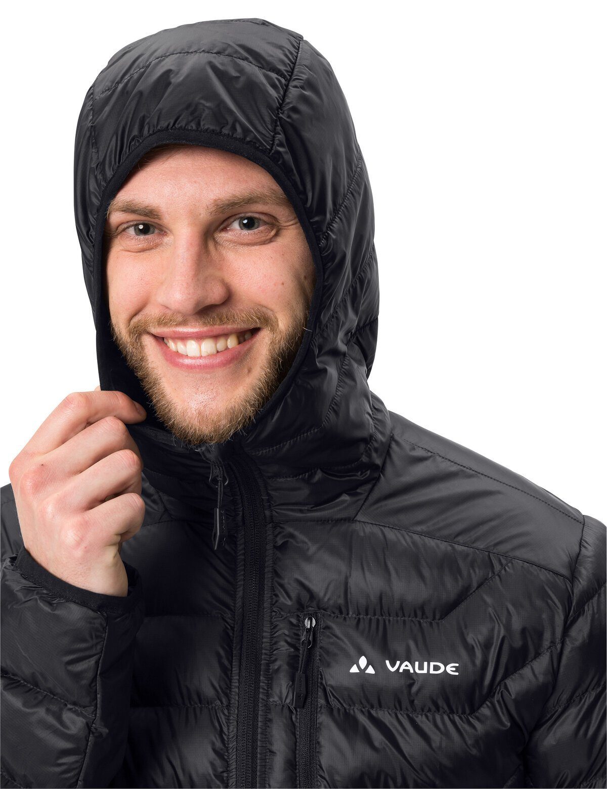 Outdoorjacke (1-St) Jacket kompensiert Insulation Hooded Klimaneutral Batura black VAUDE Men's