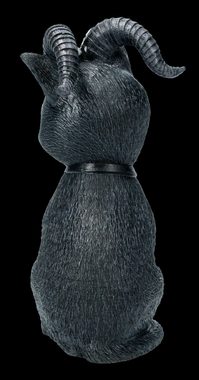 Figuren Shop GmbH Tierfigur Okkulte Katzenfigur mit Hörnern - Pawzuph - Nemesis Now Tier Deko