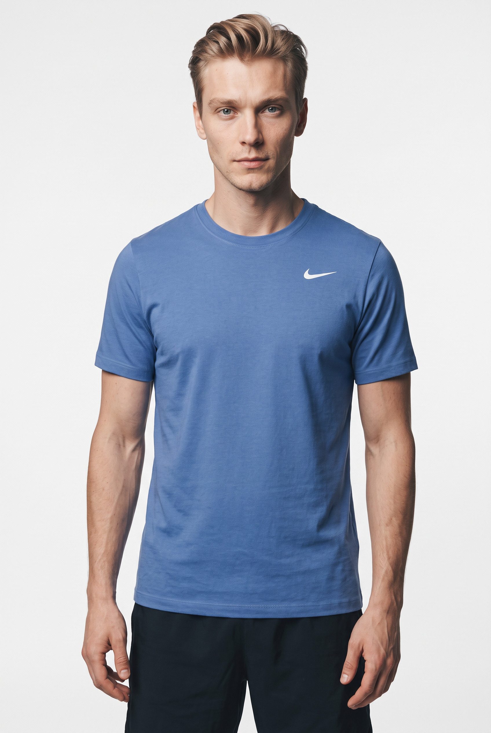 Nike T-Shirt Nike Dri-FIT Men's Fitness T-Shirt Kurzarm, Rundhalsausschnitt
