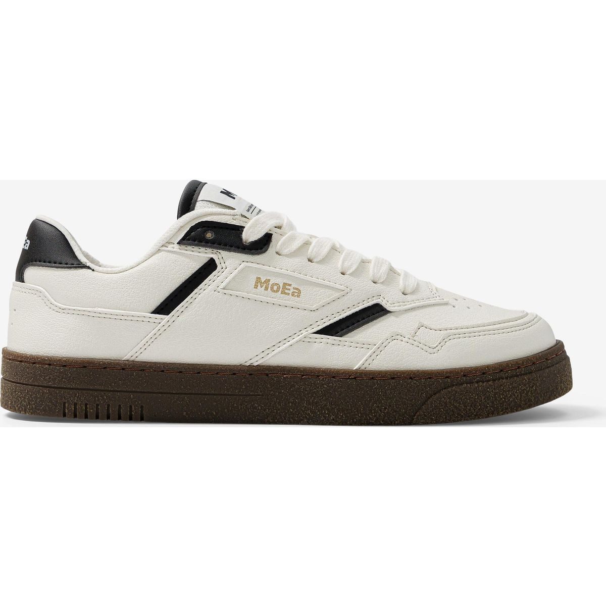 Moea GEN9 - Corn White & Black Grained Outdoorschuh Nachhaltige Sneaker aus recycelten Materialien mit PETA-VEGAN-Siegel