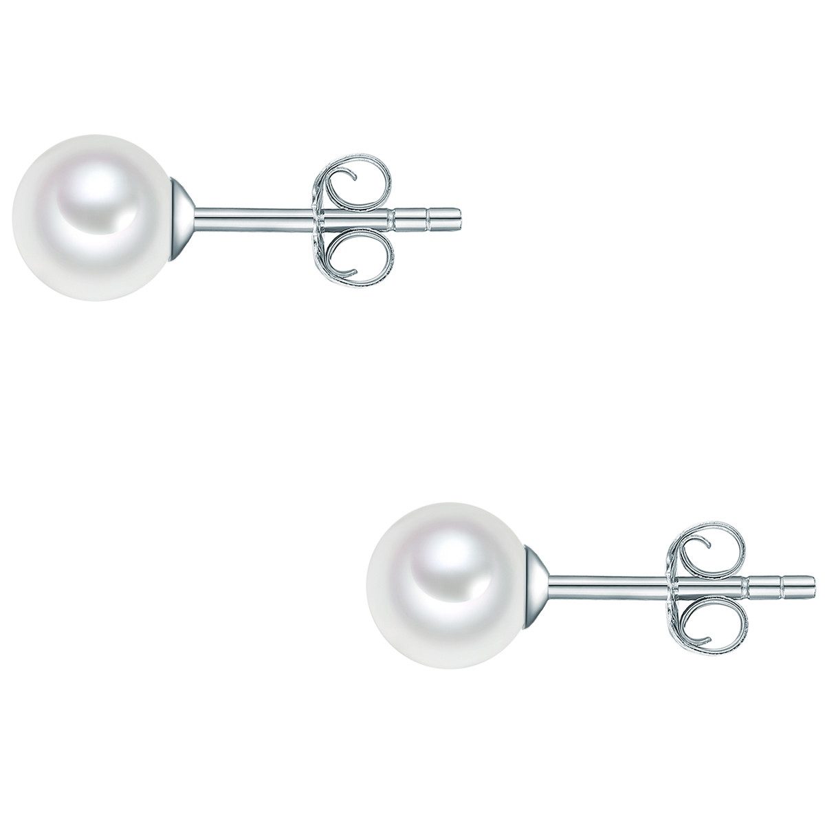 Rafaela Donata Paar Ohrstecker Set: RD404 (2-tlg), Ohrstecker Sterling Silber Muschelkernperle weiß