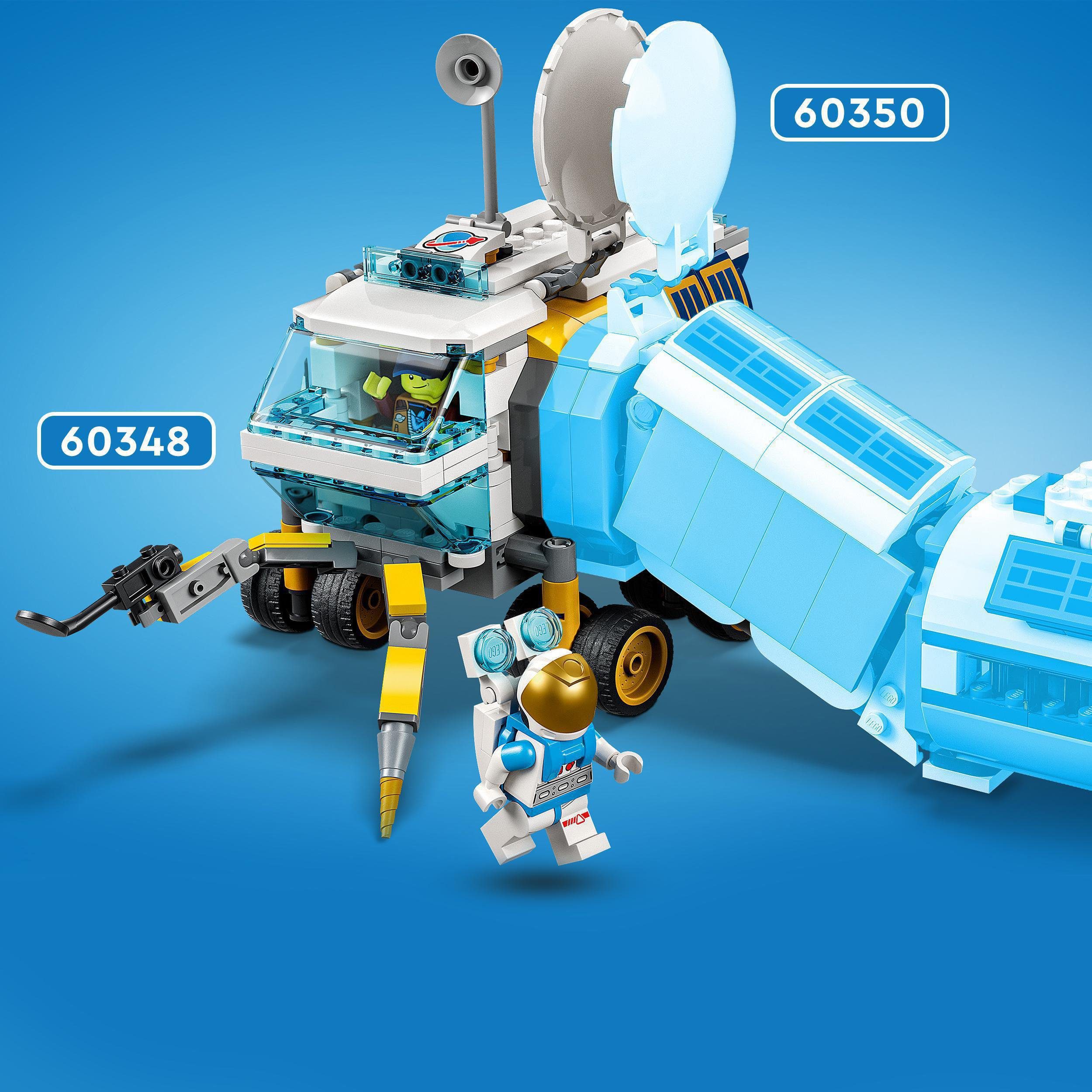 St), Konstruktionsspielsteine LEGO® (60348), (275 City, in Europe LEGO® Mond-Rover Made