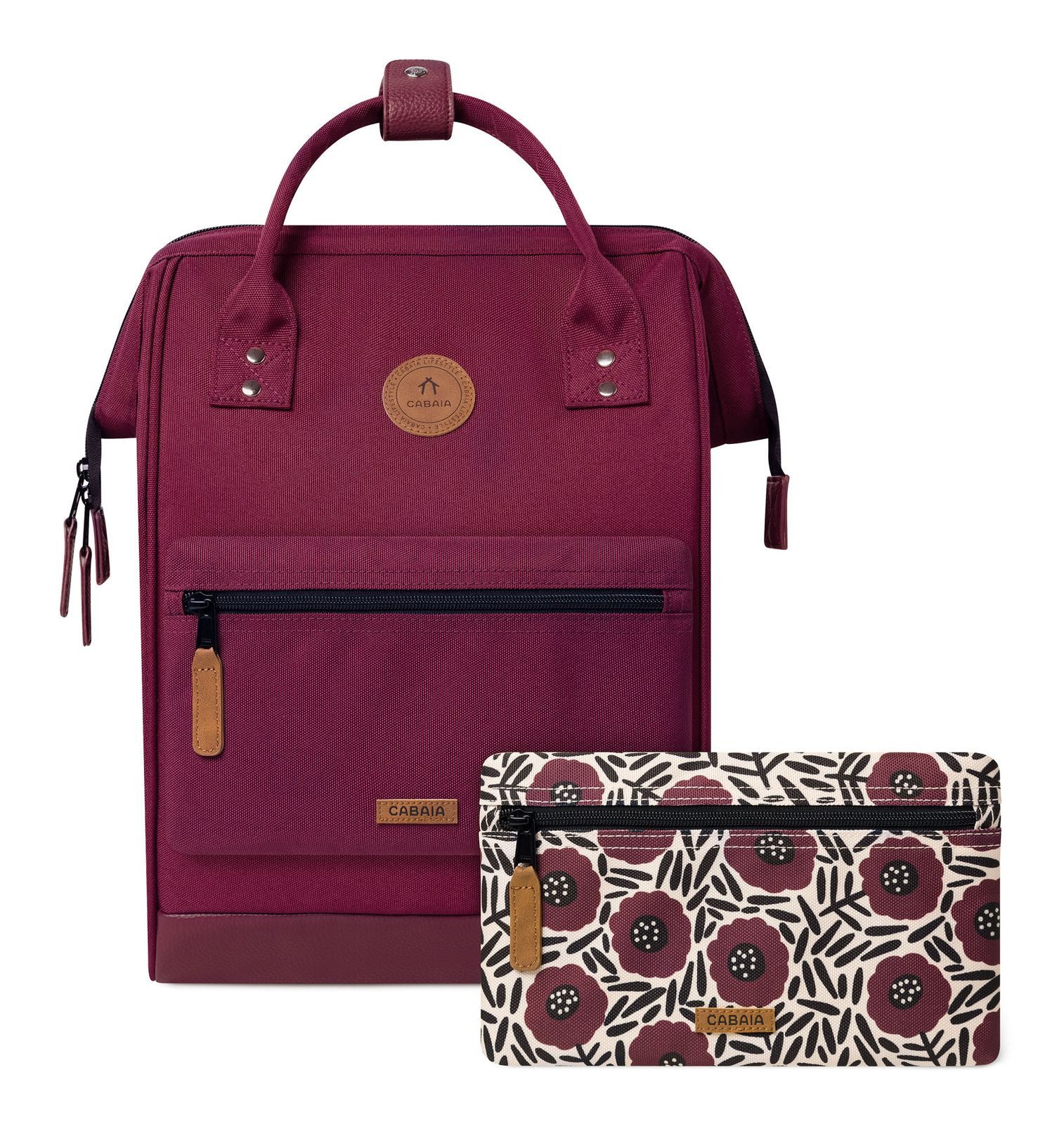 CABAIA Rucksack Essentials Backpack (Set, 3-tlg)