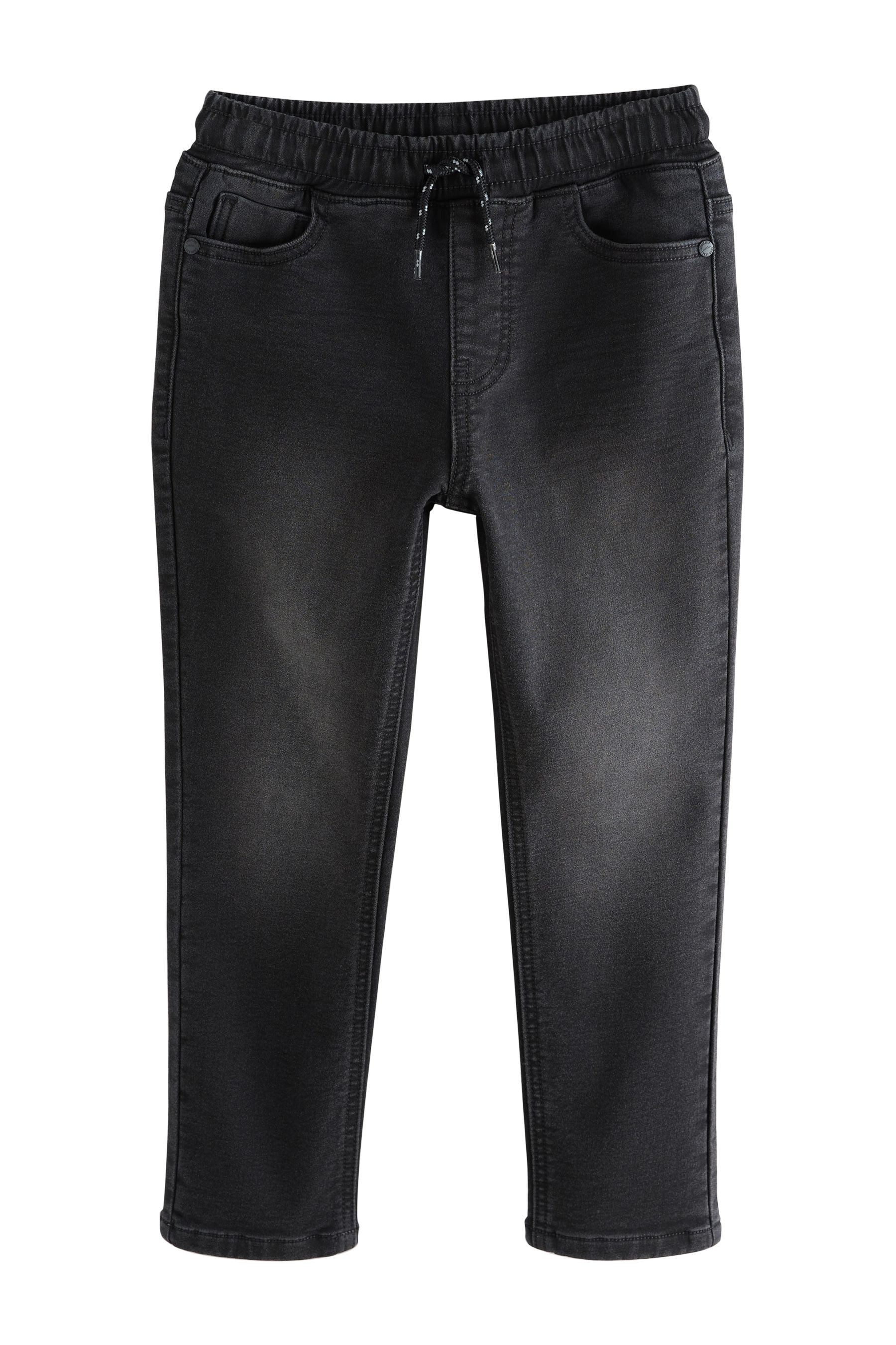 Regular-fit-Jeans Stretch-Jeans mit Elastikbund Regular Fit 2er-Pack