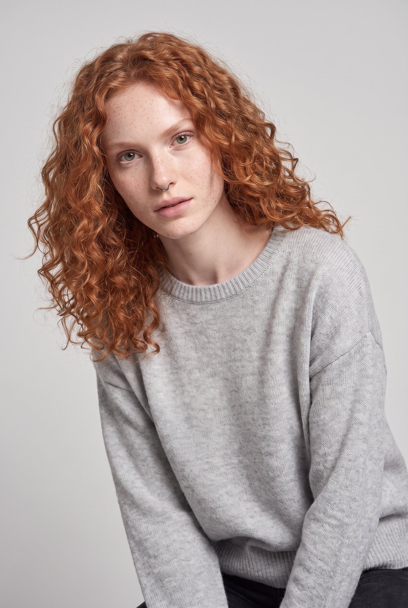 ONLY Strickpullover ONLOLIVIA LS O-NECK CC KNT Materialmix, regular fit