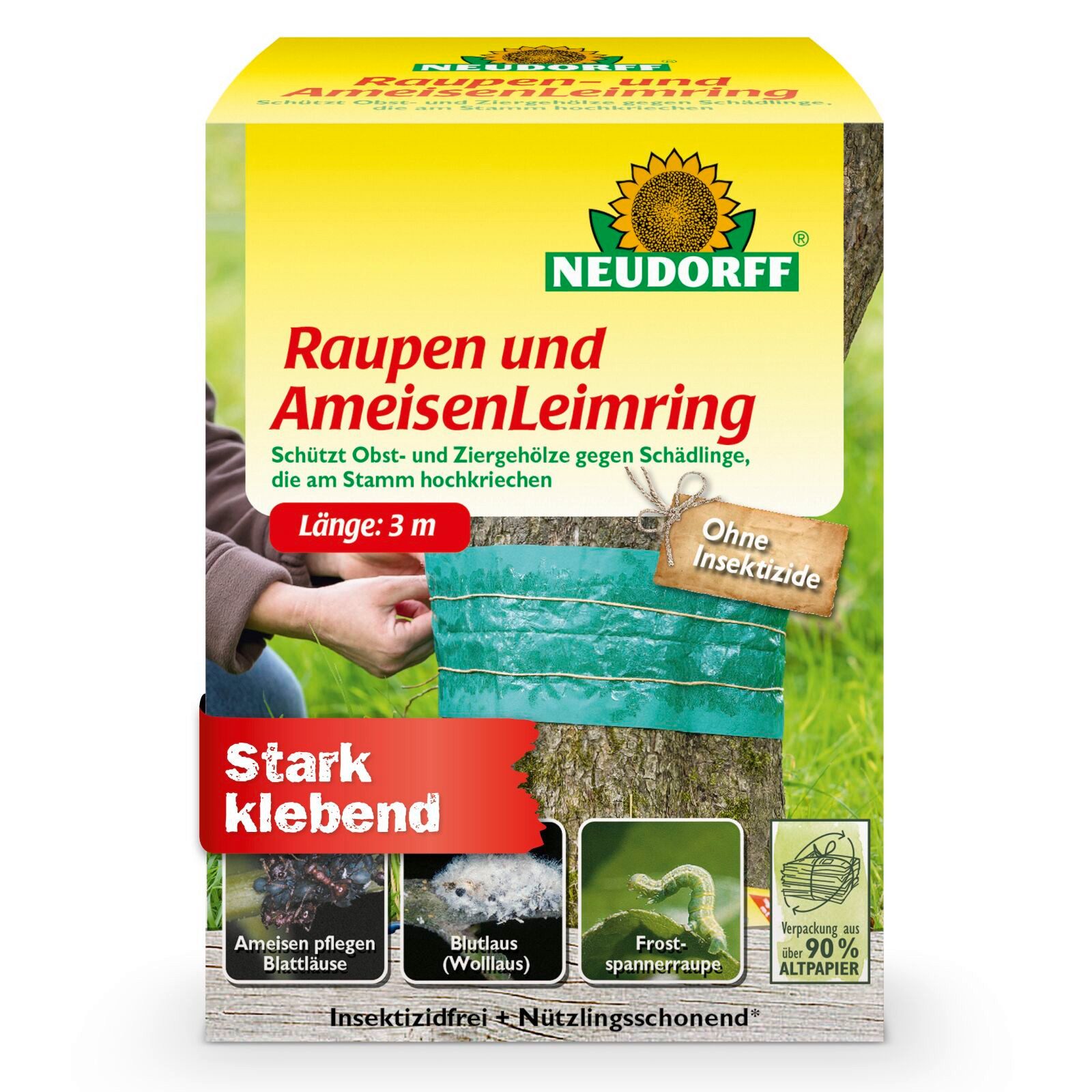 Neudorff Insektenfalle Raupen- und AmeisenLeimring