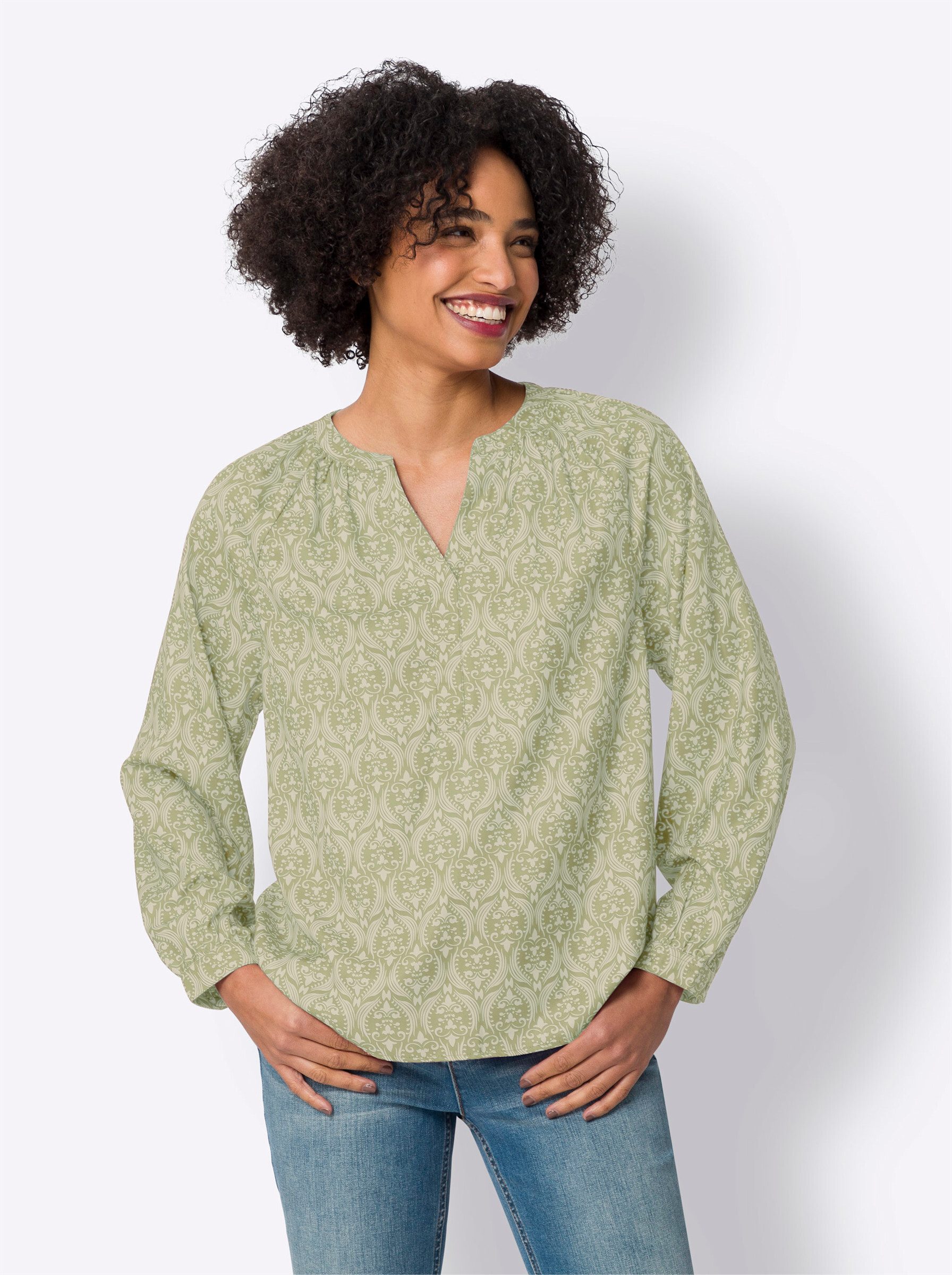 heine Klassische Bluse Schlupfbluse . günstig online kaufen