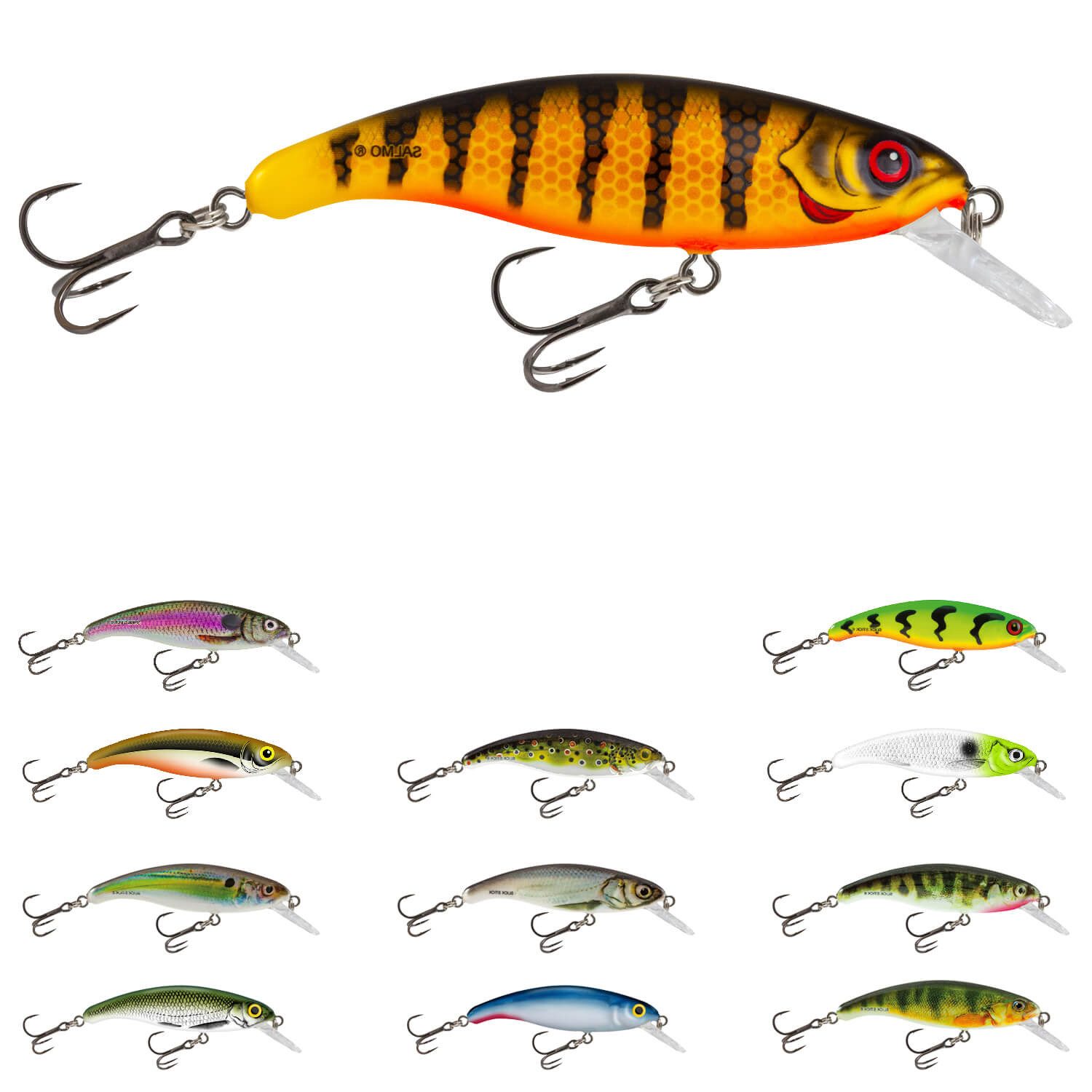 Salmo Kunstköder Salmo Slick Stick Wobbler 6cm 4,5g schwimmend, (1-St)