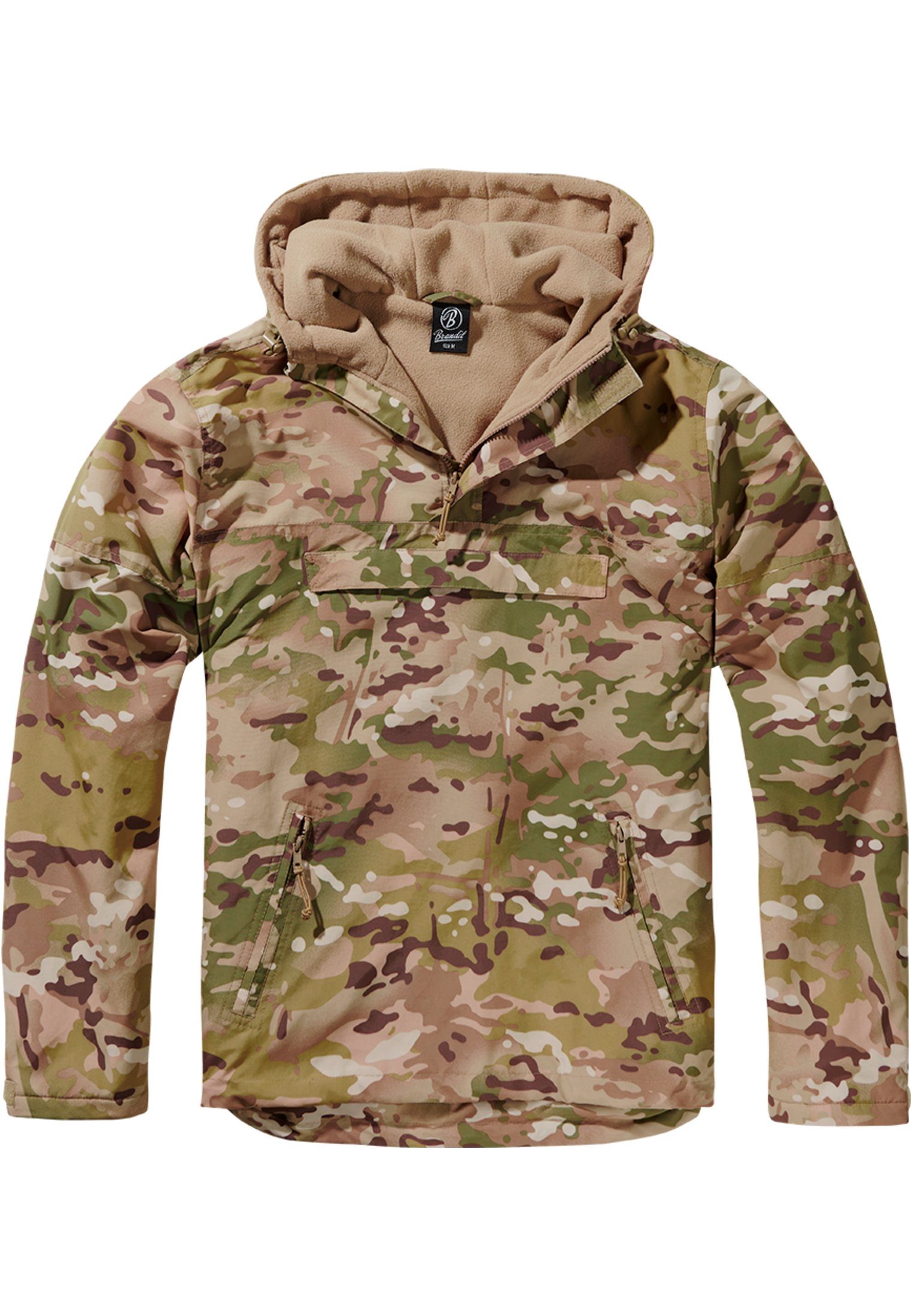 Brandit Sommerjacke Herren camo Over Windbreaker tactical (1-St) Pull Fleece