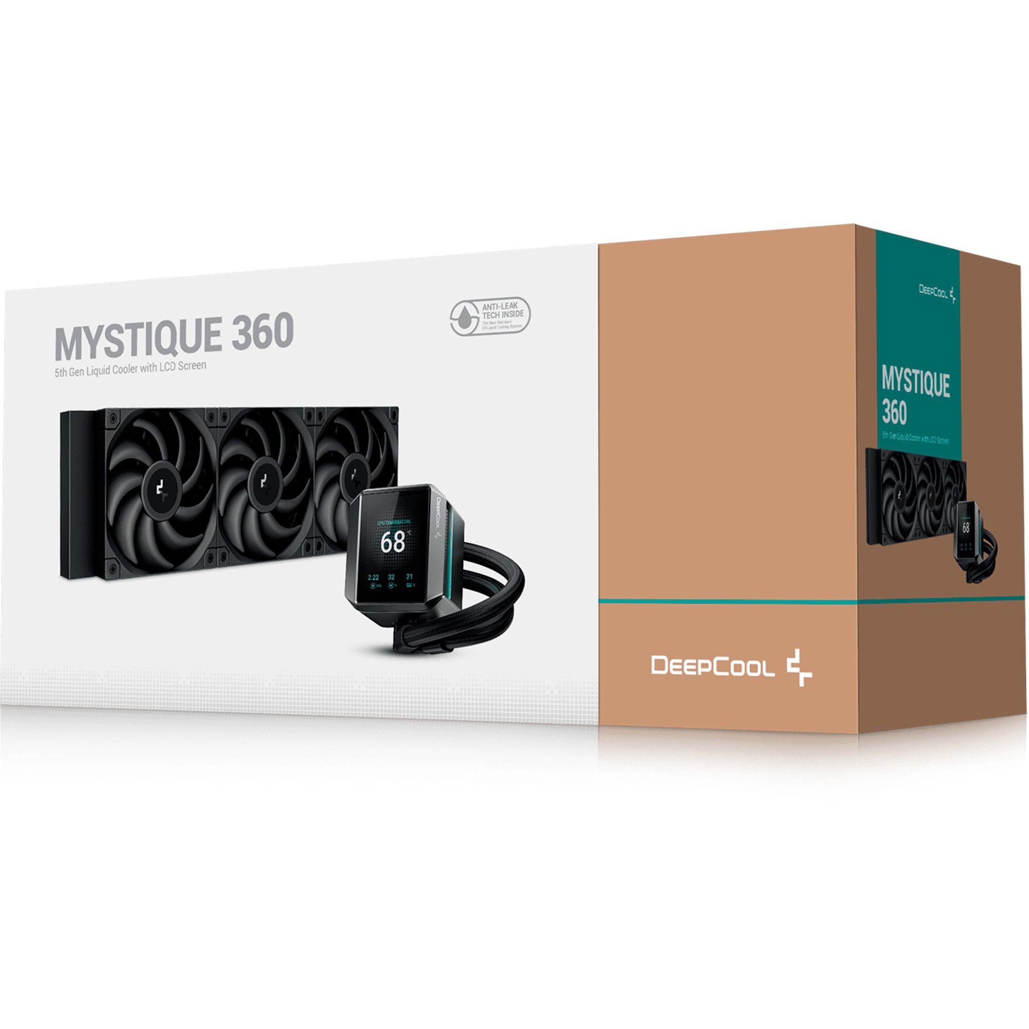 DeepCool CPU Kühler DeepCool MYSTIQUE 360, Wasserkühlung