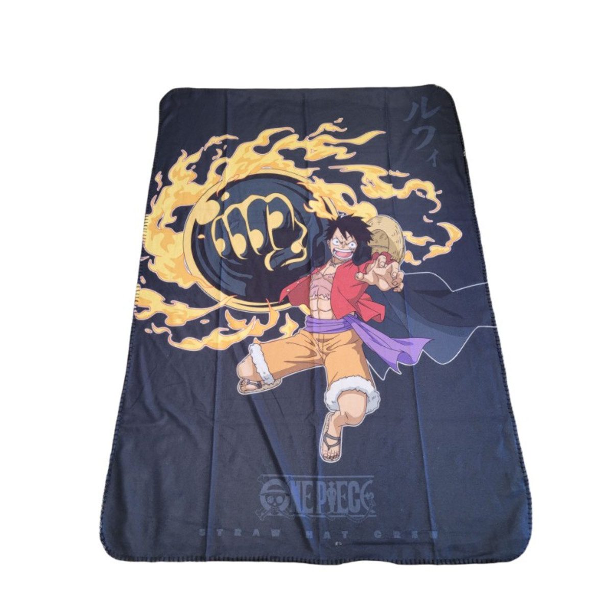 One Piece Thermoflasche Geschenkset mit Trinkflasche, Decke 140 × 100 cm, Notizbuch und Stift