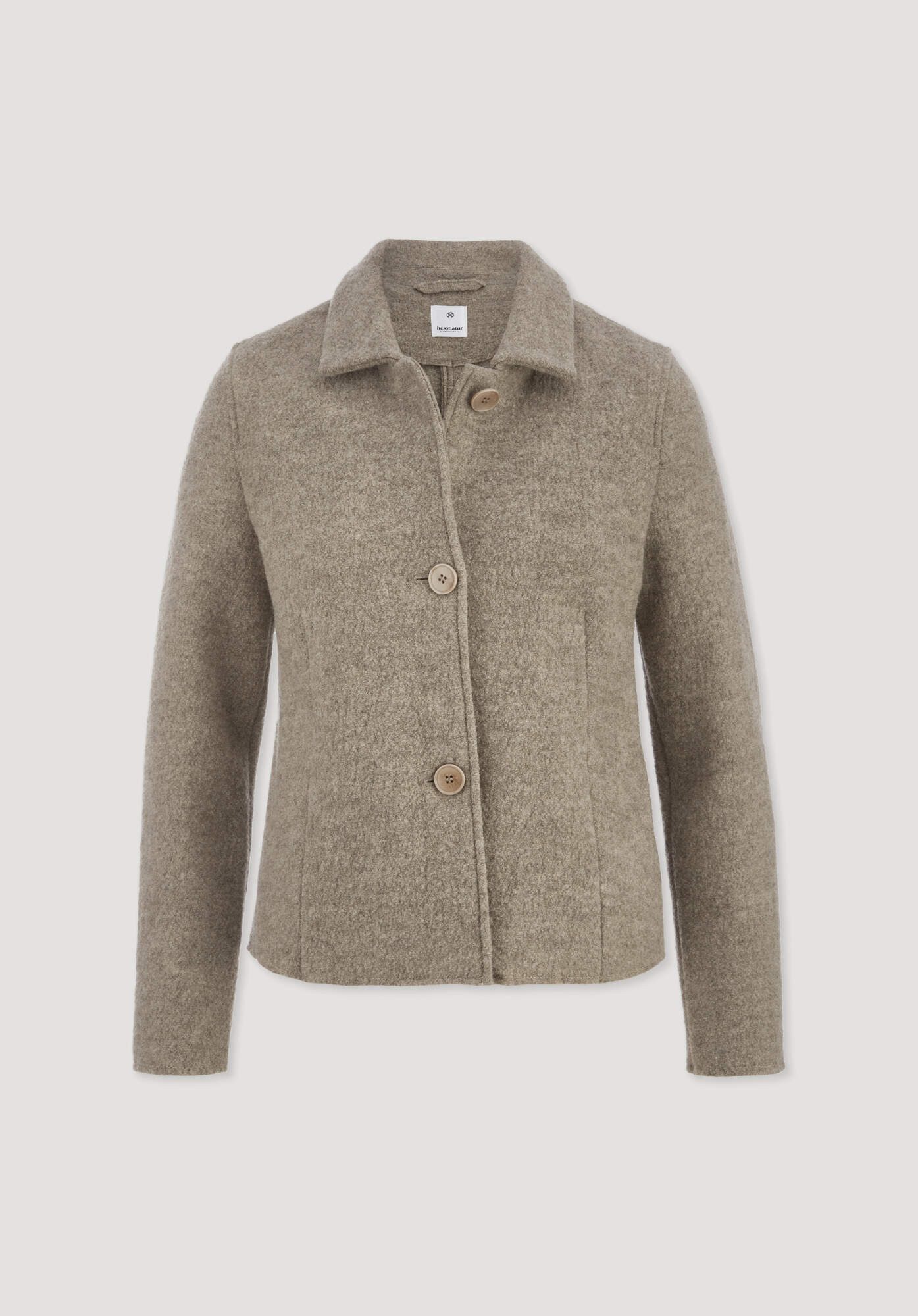 Hessnatur Fleeceponcho aus reiner Bio-Merinowolle