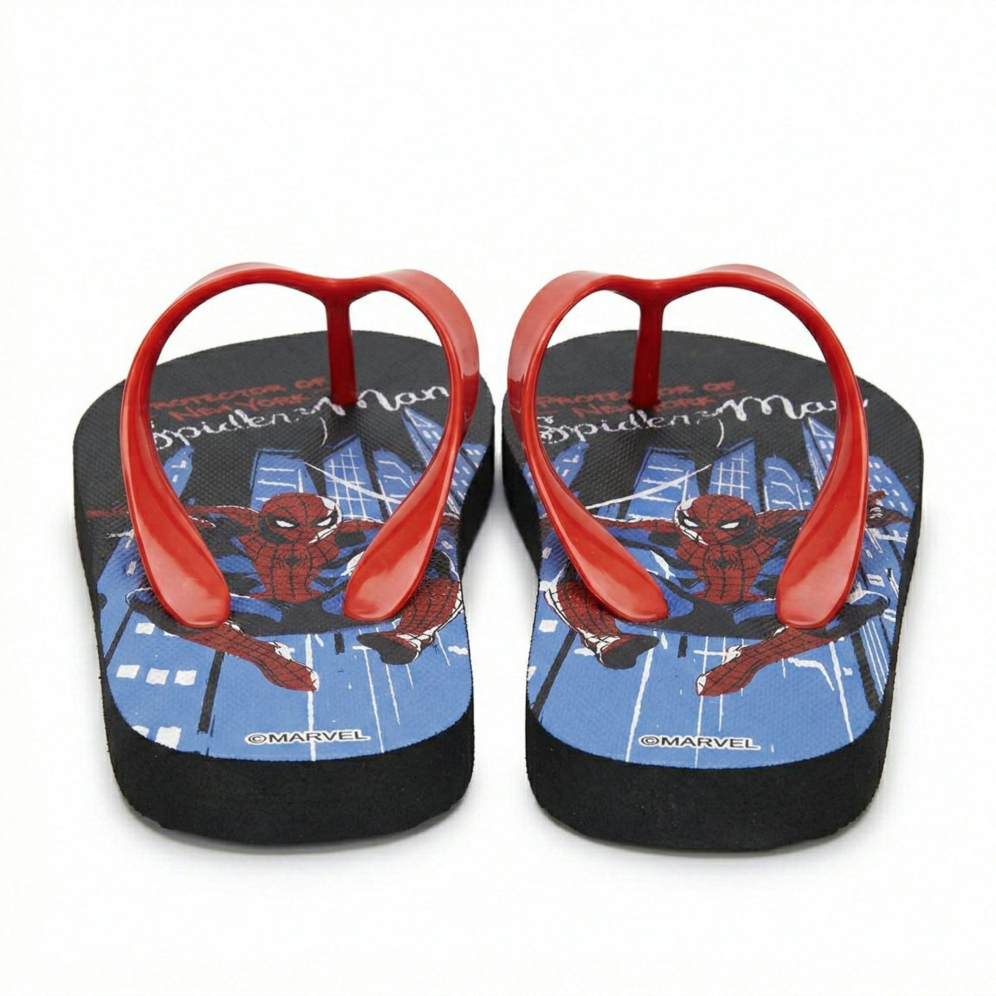 MARVEL Marvel Spiderman Flip Flops Kinder Sandalen Latschen Gr. 26-33 Zehentrenner