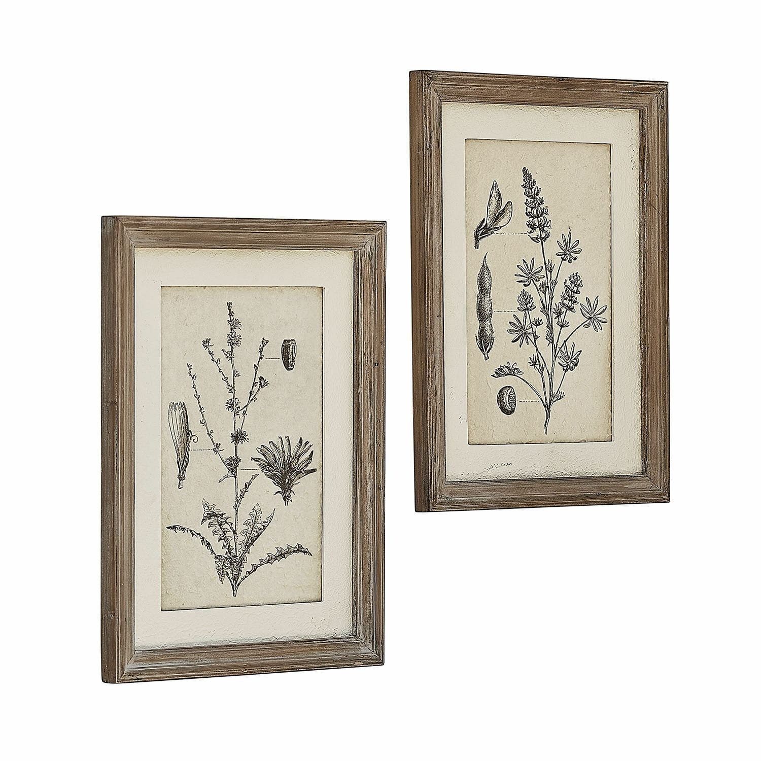 Mirabeau Wanddekoobjekt Bild 2er Set Stanbury braun/weiß günstig online kaufen