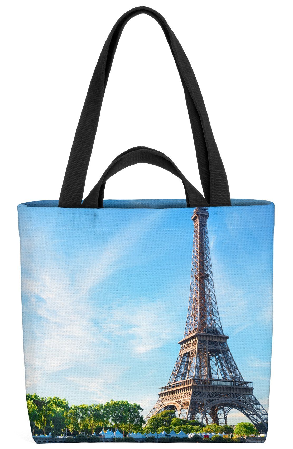 VOID Henkeltasche (1-tlg), Paris Eiffelturm Seine Stadt Hauptstadt Frankreich Europa Liebe Franzose | Henkeltaschen