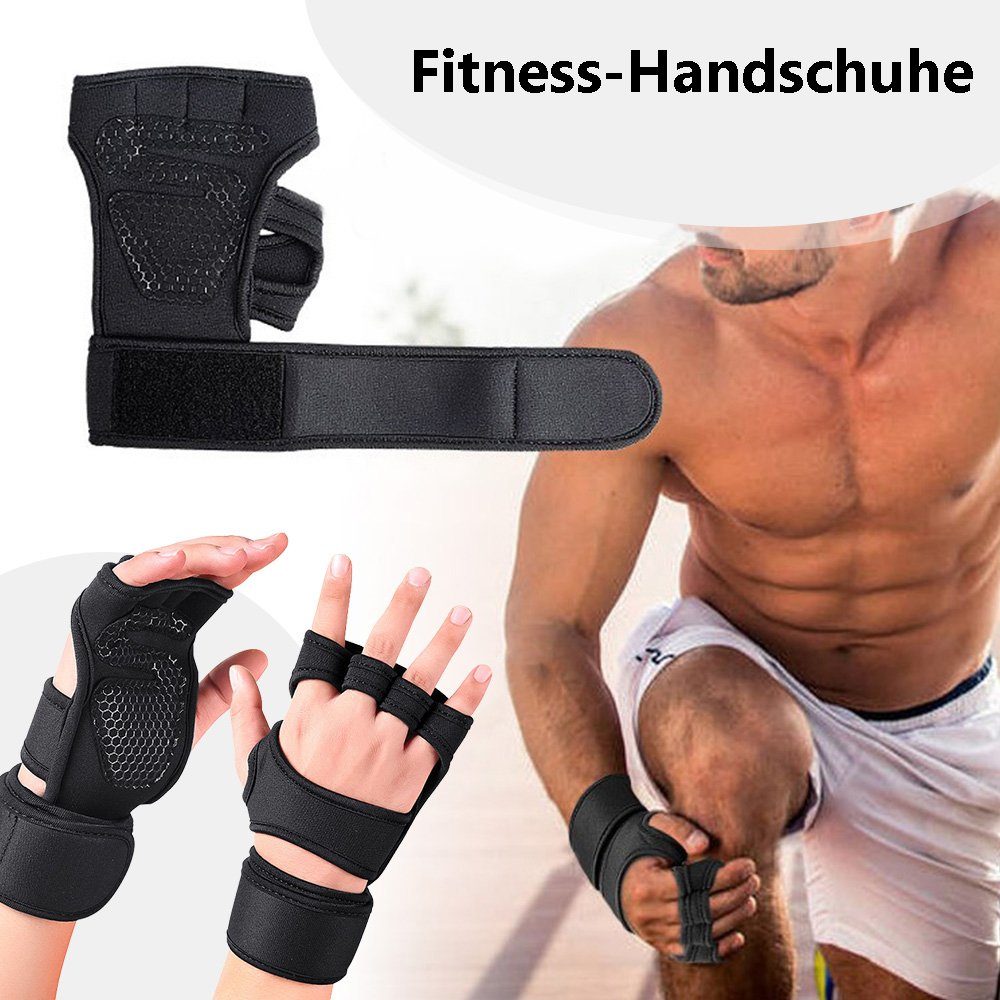 LAPA HOME Trainingshandschuhe Sporthandschuhe Krafttraining  Fahrradhandschuhe Fitness Handschuhe (Paar) Herren Damen Atmungsaktiv  Handschuhe für Klimmzüge mit Fingerschlaufen