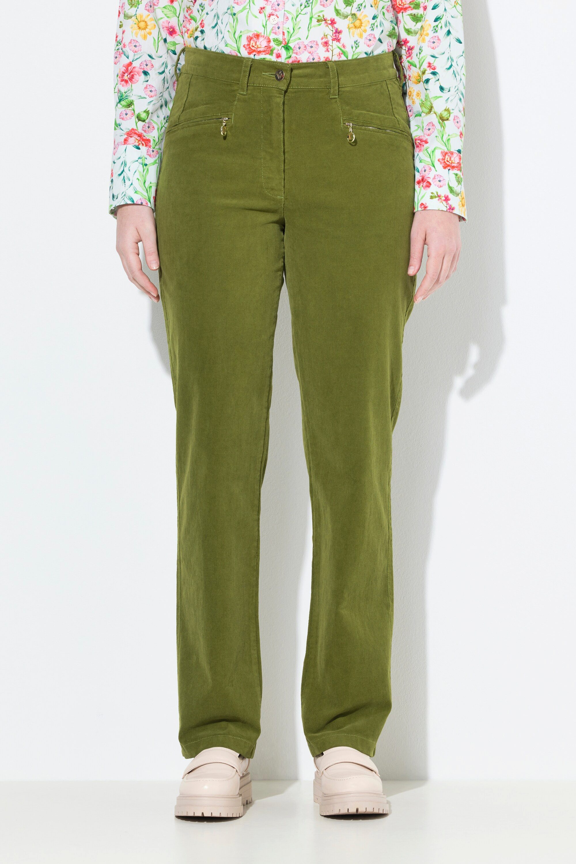 Ulla Popken Funktionshose Cordhose Mony Komfortbund günstig online kaufen