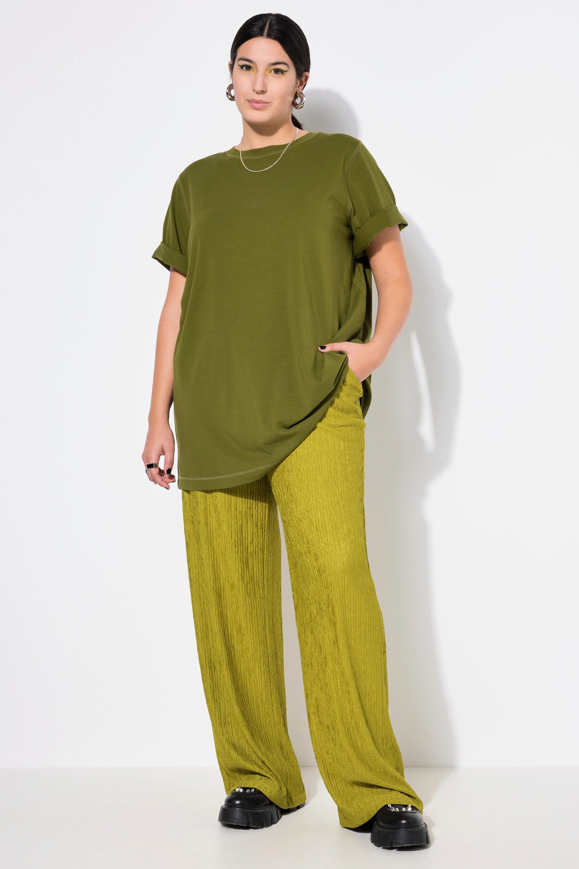 Studio Untold Schlupfhose Jerseyhose Wide Legs günstig online kaufen