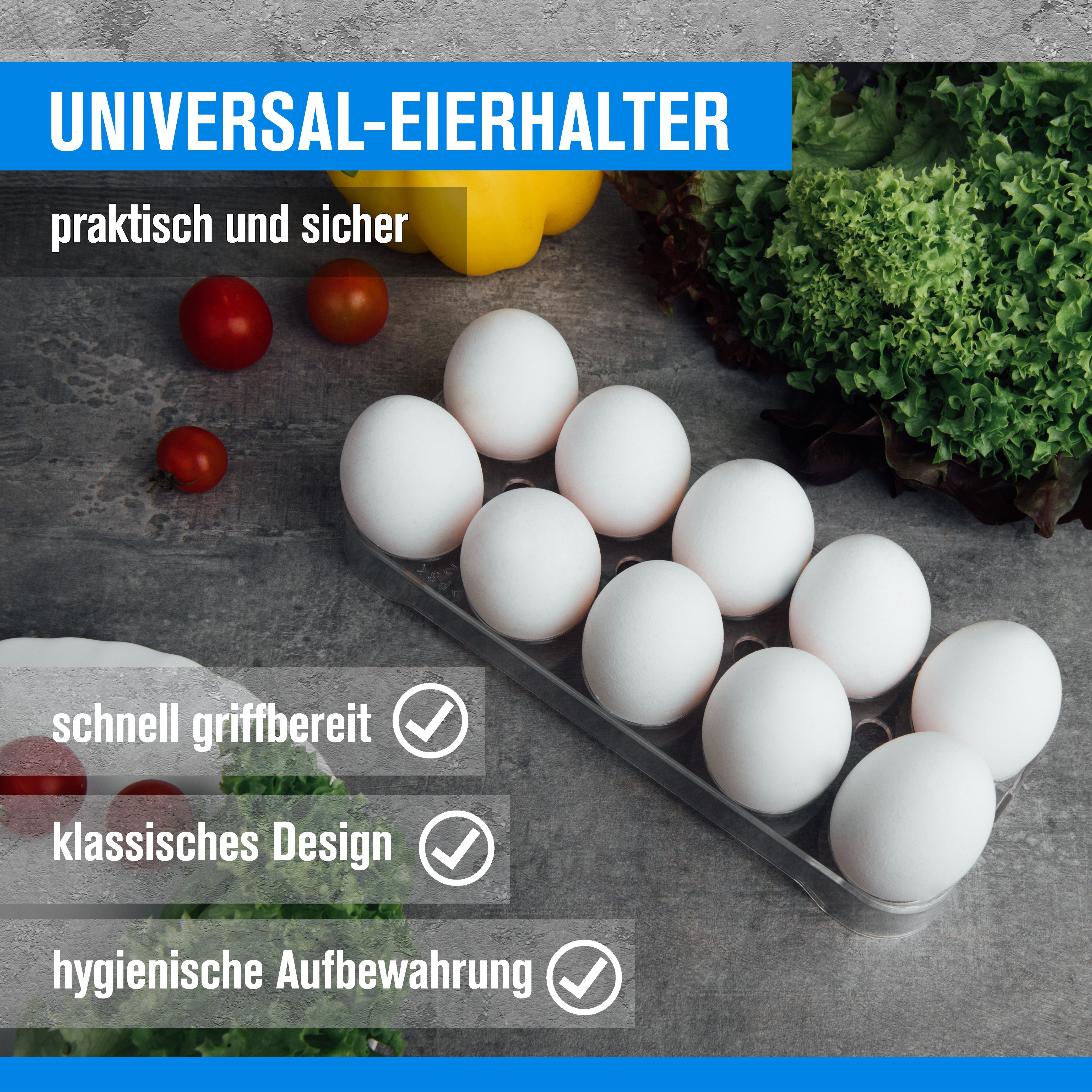 Piebert Eierkorb Universal-Eierhalter 46128 für Kühlschrank, Kühl-/Gefrierkombination