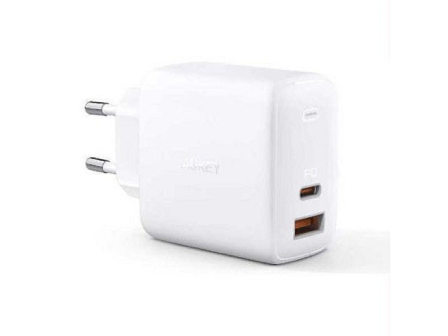 AUKEY Ladestation (USB-C Schnellladegerät GaN Dual USB-C 65W)