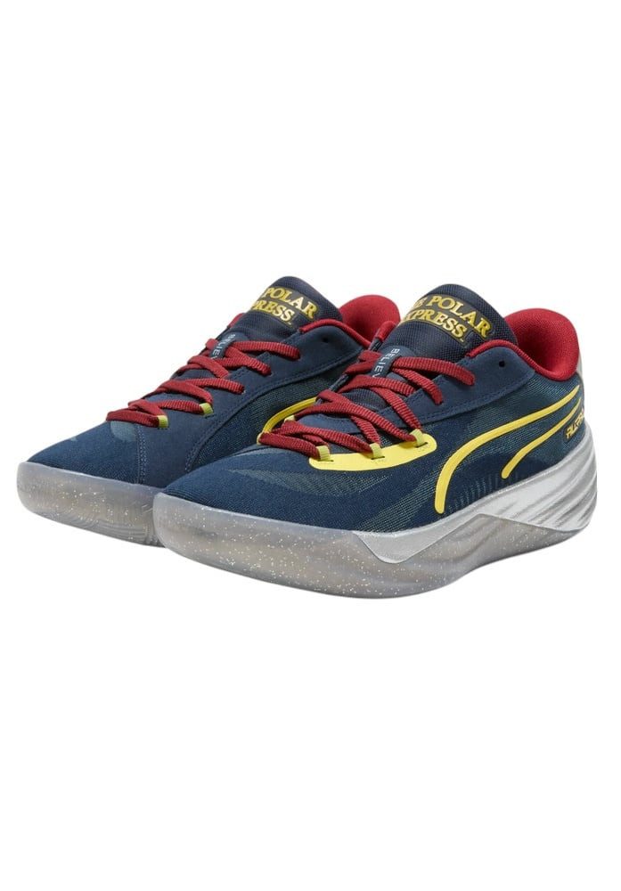 PUMA Hallen-Indoorschuhe All-Pro Nitro Polar Express (Basketball) navyblau Badmintonschuh