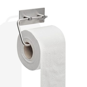 SEBSON Toilettenpapierhalter »Toilettenpapierhalter ohne Bohren, Edelstahl gebürstet, selbstklebender Klopapierhalter«