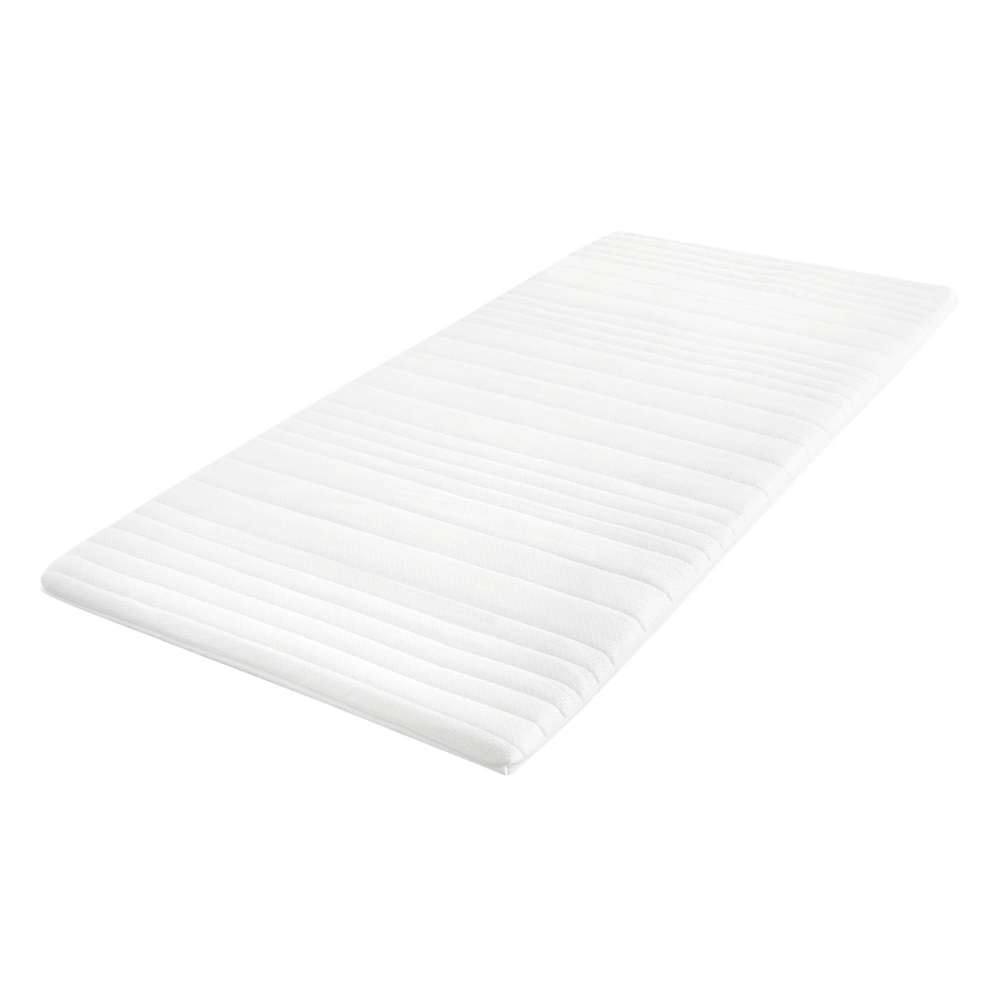 GMD Living, Topper DELINGEN, 6 cm hoch, Bezug: Polyester, Füllung: Viscoschaum, Kern: Polyurethan Weichschaum, (1 tlg), Druckentlastender Visco-Topper, 180 x 200 cm
