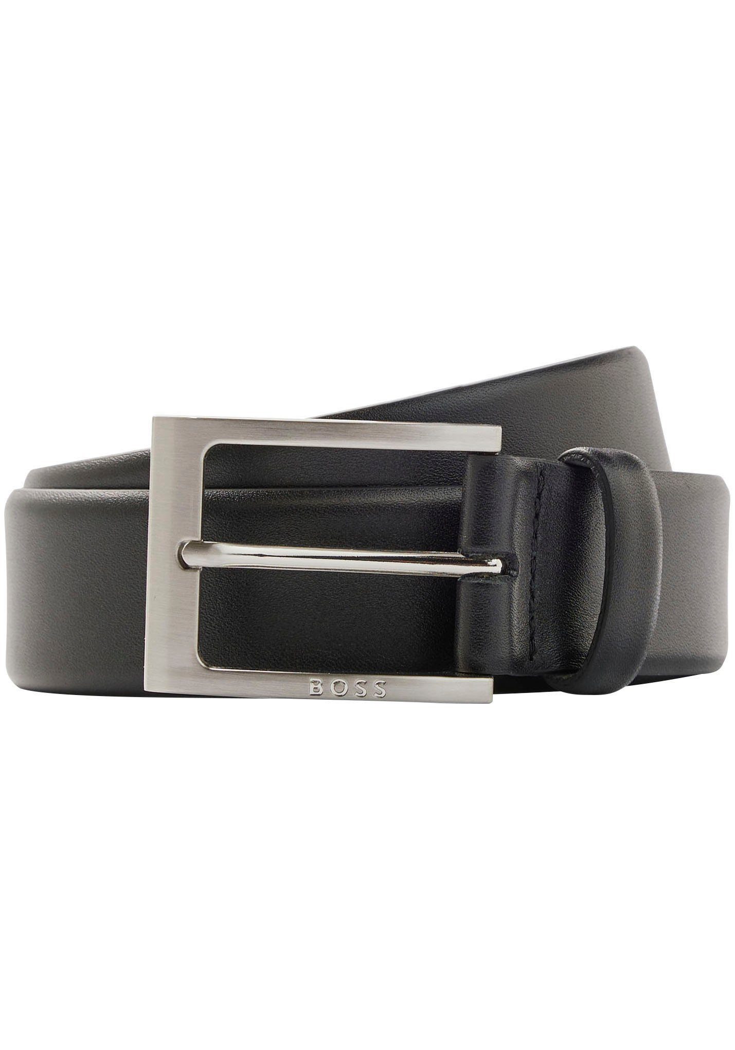 BOSS Ledergürtel aus Nappaleder mit BOSS Logo-Dornschliesse günstig online kaufen