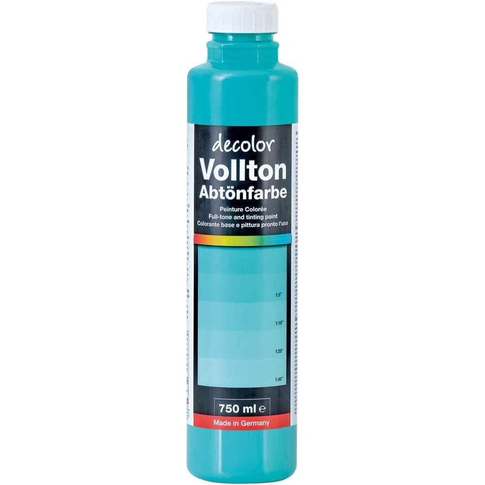 PUFAS Vollton- und Abtönfarbe decolor Abtönfarbe, Mint 750 ml