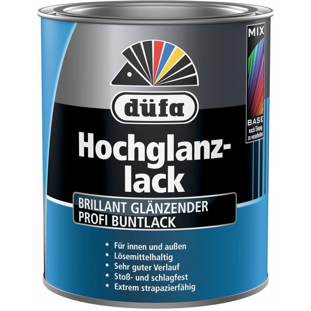 düfa Acryl-Buntlack Hochglanzlack Reinweiß 375 ml weiß hochglänzend Lack