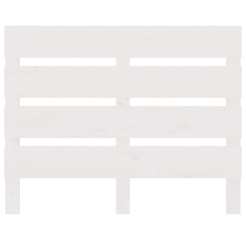 vidaXL Kopfteil Kopfteil Weiß 75x3x80 cm Massivholz Kiefer, (1 St) günstig online kaufen