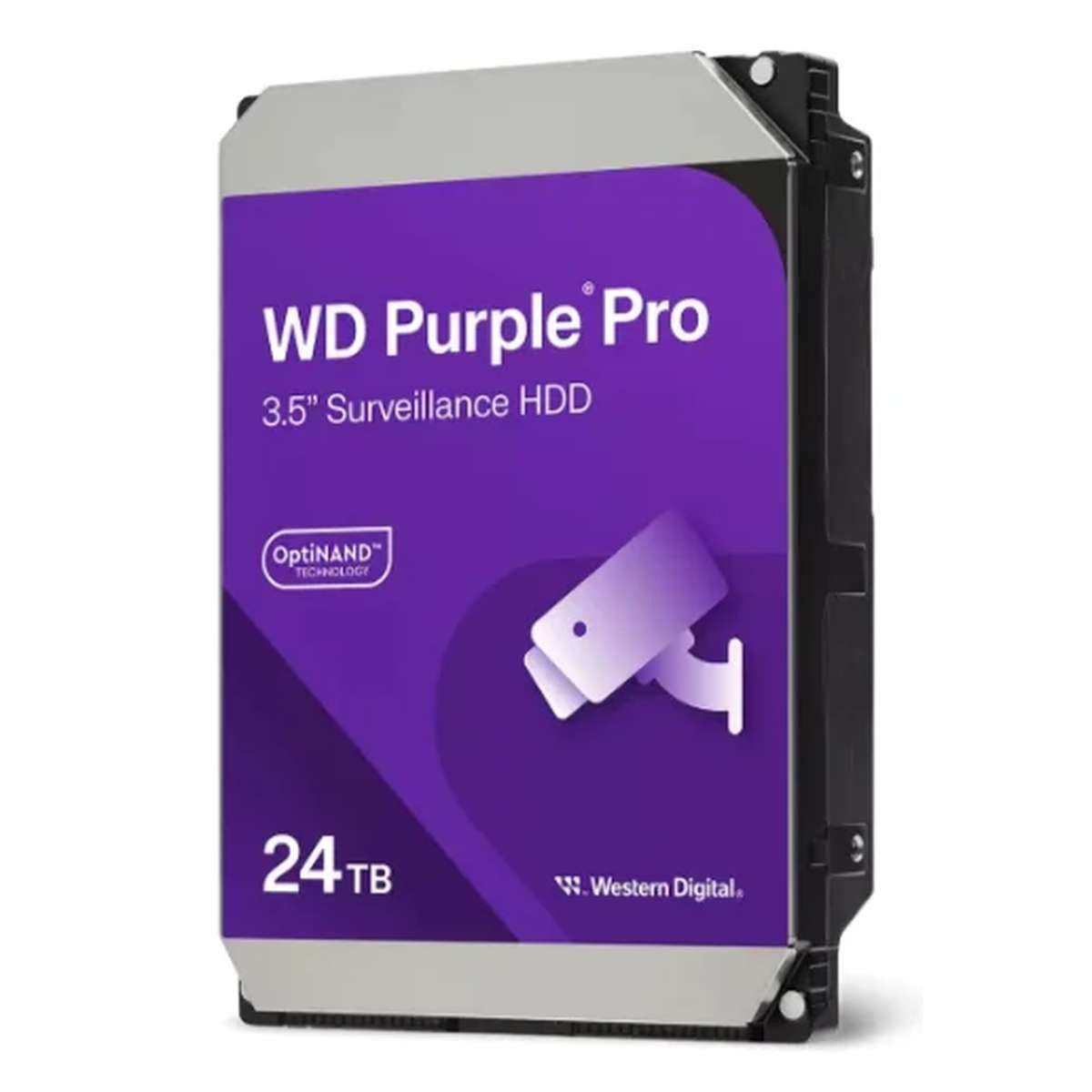 WD Western Digital Purple Pro WD241PURP Interne Festplatte 24 TB 7200 RPM HDD-Festplatte