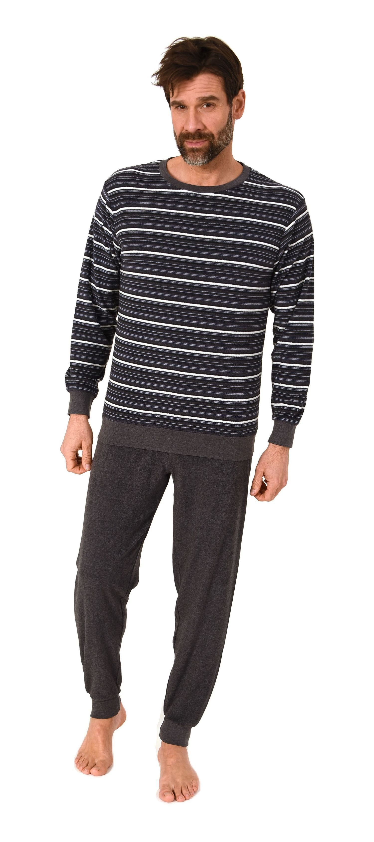 Normann Pyjama Normann Herren Frottee Schlafanzug günstig online kaufen