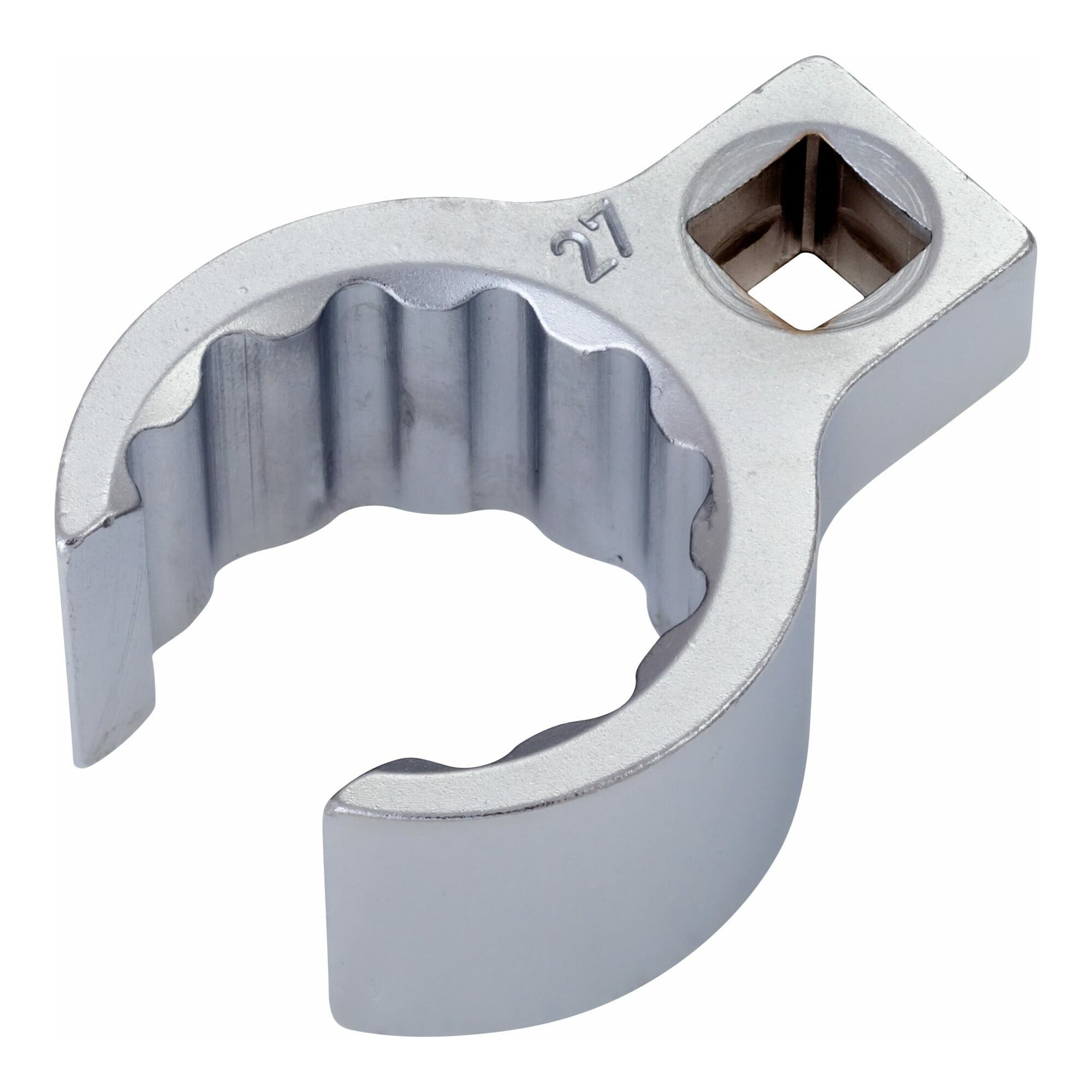 HAZET Ratsche HAZET Ringschlüssel, Doppel-6kt, offen 848Z-27 Vierkant hohl 10 mm (3/