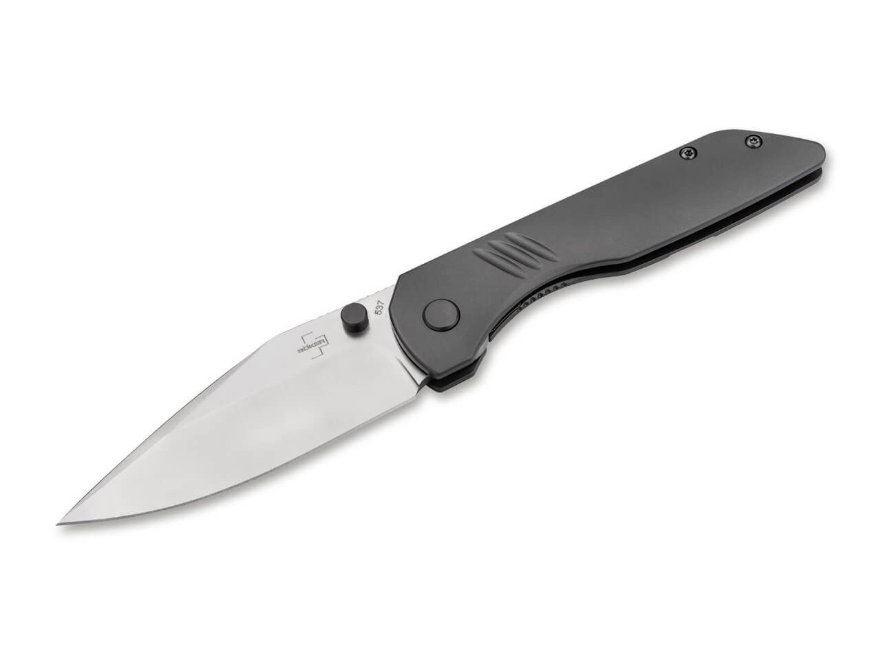 Böker Plus Taschenmesser Böker Plus Max, Einhandmesser, S35VN-Stahl, Hosenclip, (1 St), Hosenclip