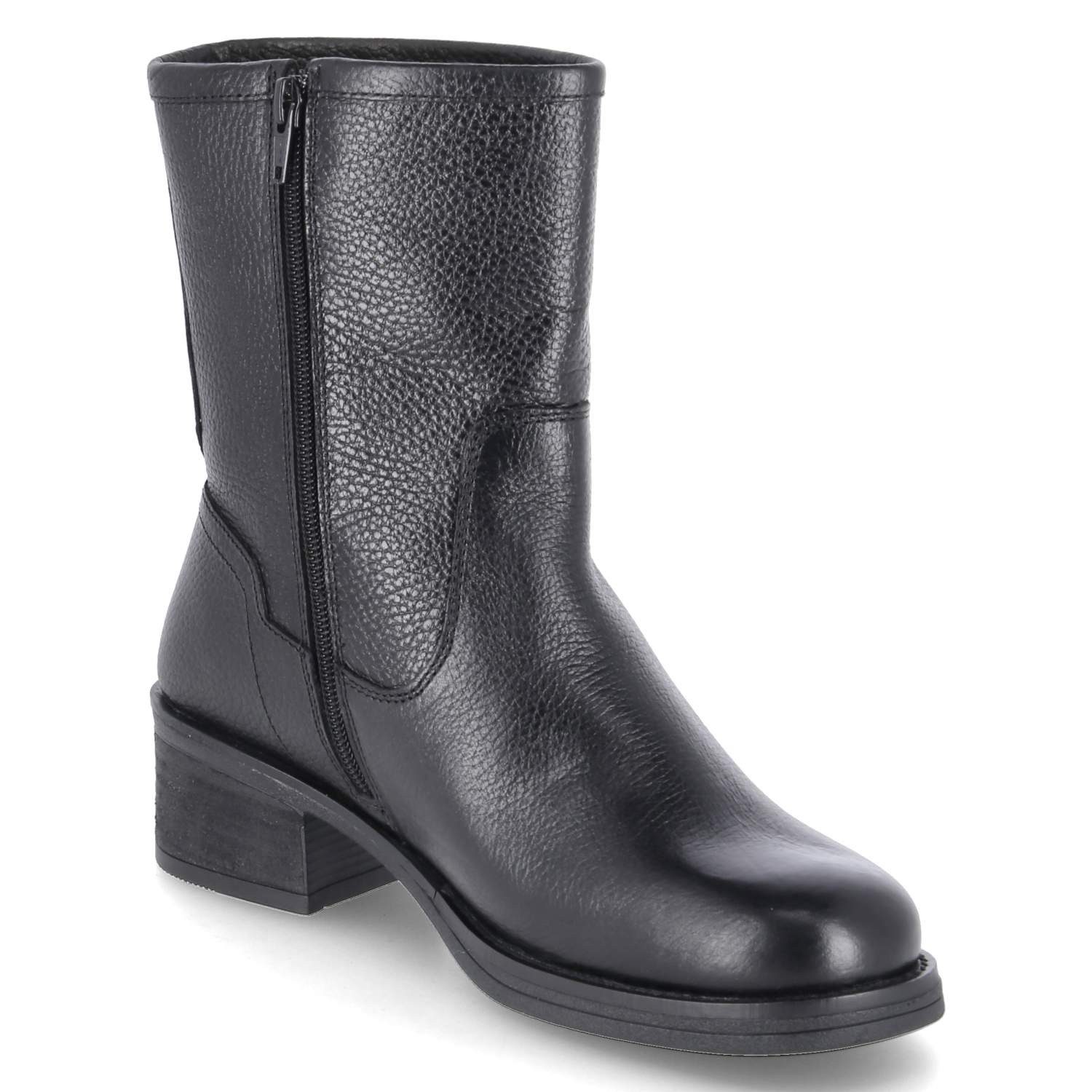 Kaerlek Kaerlek Ellis-17 Black Damen Glattleder schwarz Winterstiefel