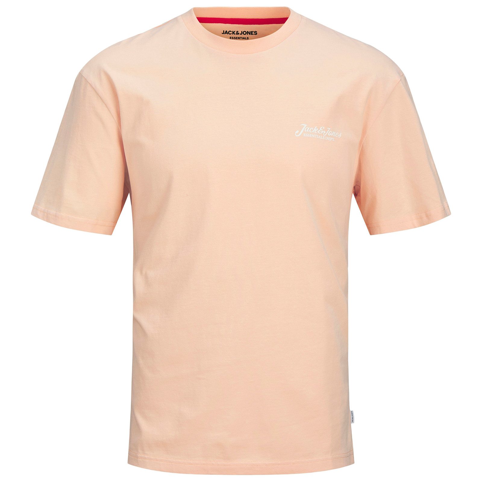 Jack & Jones Rundhalsshirt Jack&Jones Shirt XXL JJBEAU apricot Brustprint günstig online kaufen